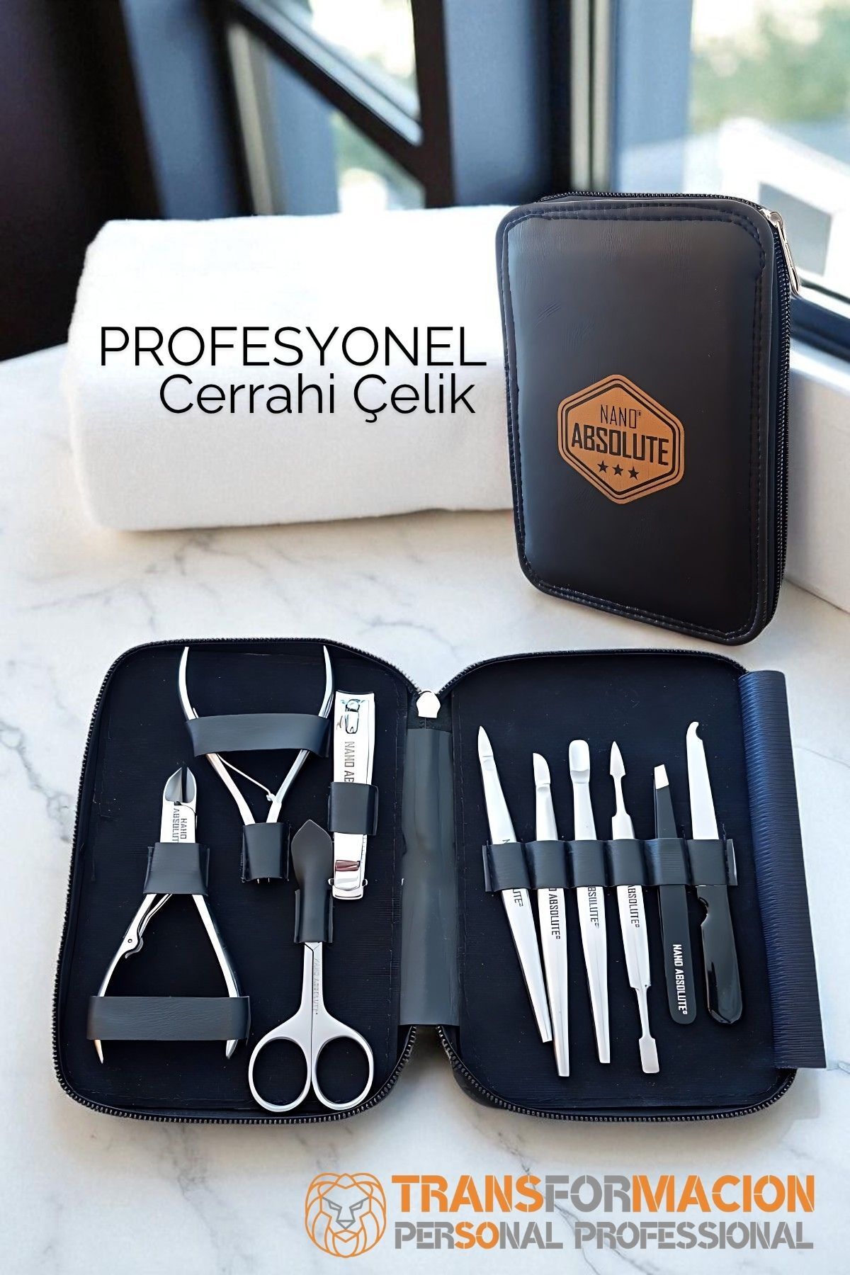 Transformacion Manikür Pedikür Seti Profesyonel 304 Cerrahi