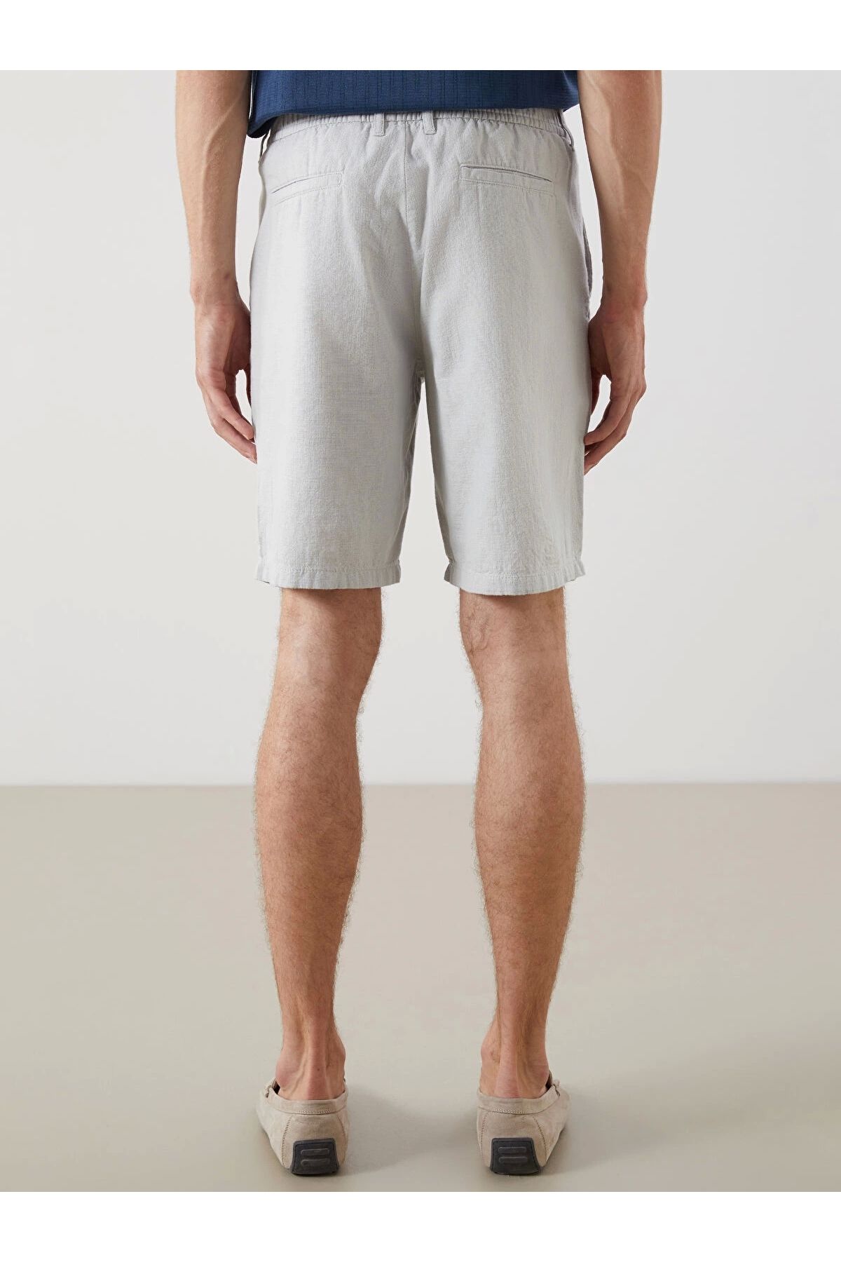 LC Waikiki-Lcw Vision Beige Standard Mold Men's Shorts 4