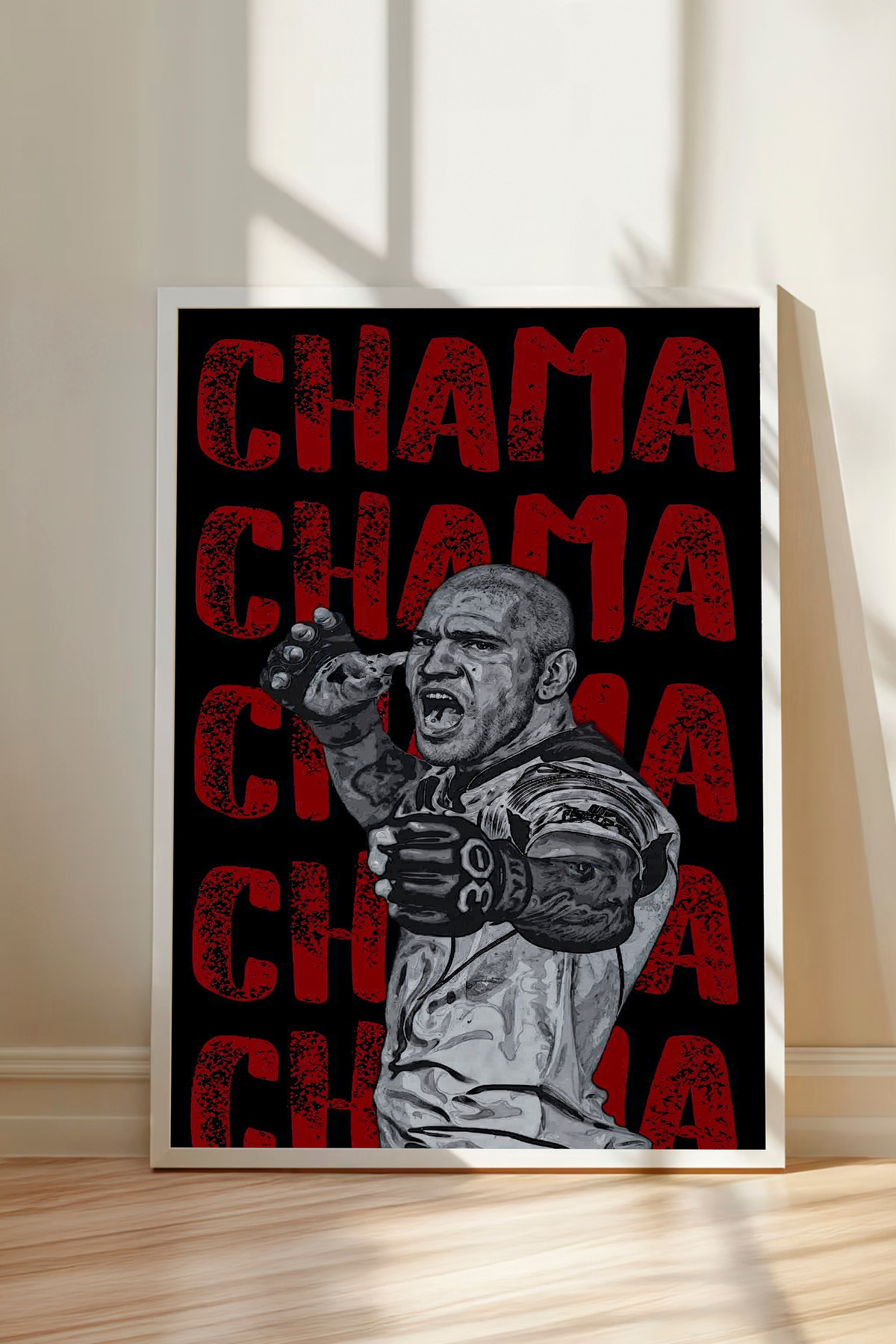 FudaLab Alex Pereira - Çerçevesiz Poster, UFC tasarım poster