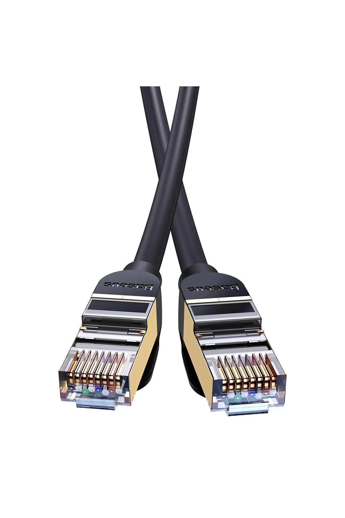 Baseus-Cablu de rețea de mare viteză Patchcord RJ45 CAT 7 10Gbps 1m - negru 7