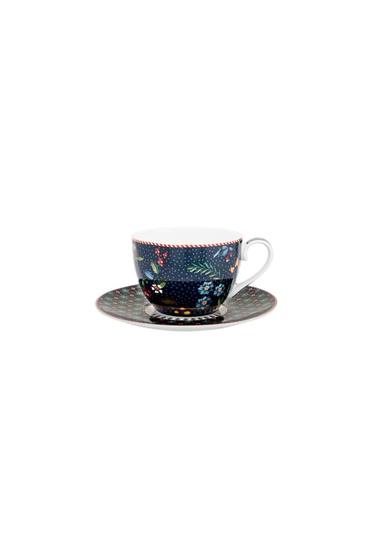 Pip Studio-Espresso cup with saucer, Pip Studio, 280ml, Berry Blues collection 1