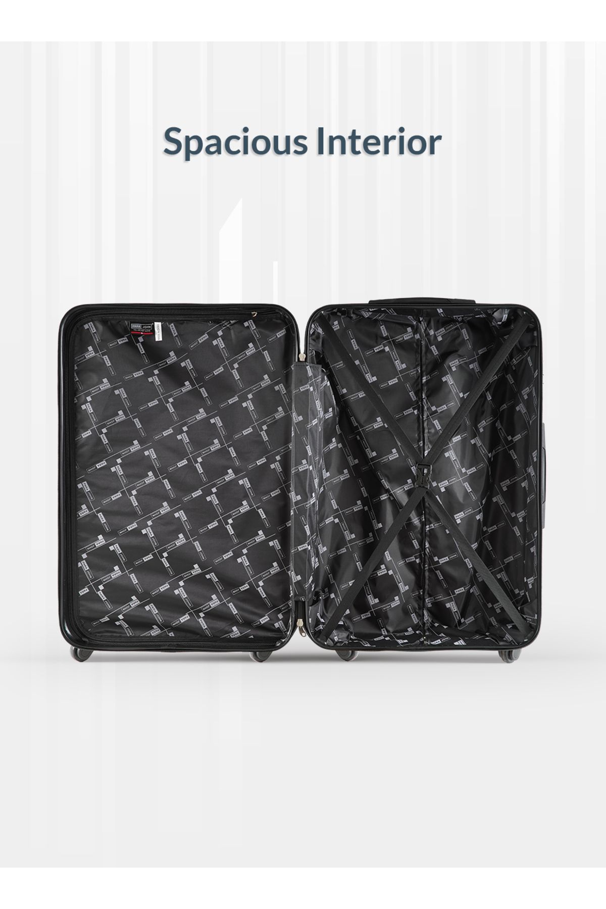 PARAJOHN-Vector 28-Inch Check-in Luggage ABS Hard Shell Suitcase with 360° Spinner Wheels & Lock 5