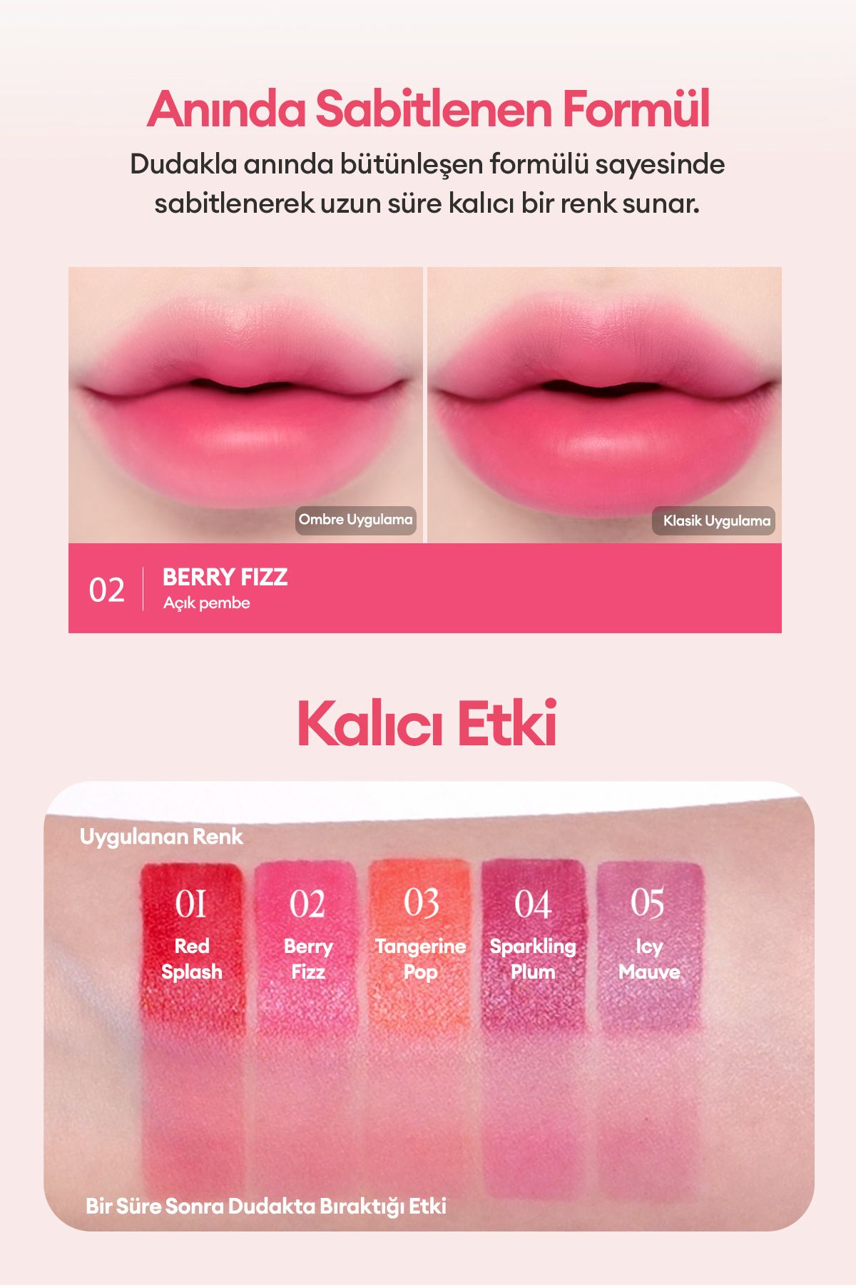 CLIO-Lightweight Tint Water Soda Tint with Ultra Lasting, Vibrant Color (02 Berry Fizz) 5