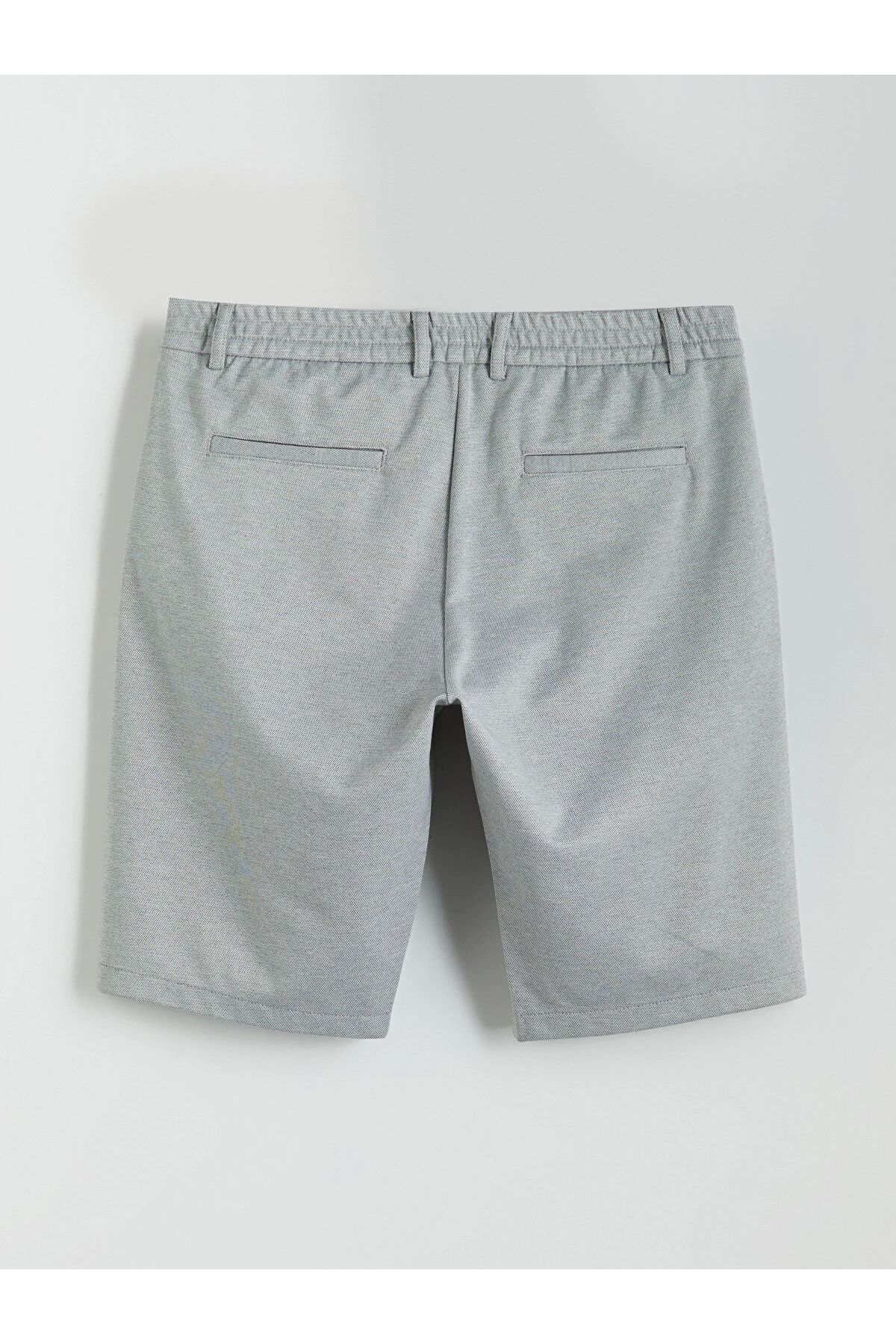 LC Waikiki-Ανδρικό σορτς SOUTHBLUE Grey Standard Fit 6