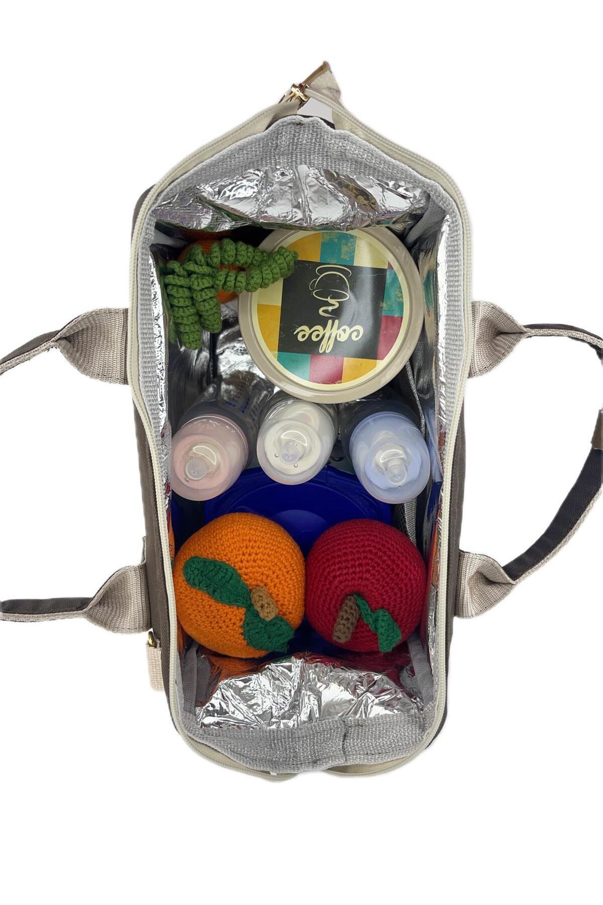 brandbaby Çok Amaçlı ısı yalıtımlı su geçirmez termal beslenme ve yemek taşıma çantası fotoğrafı 6 (önizleme)