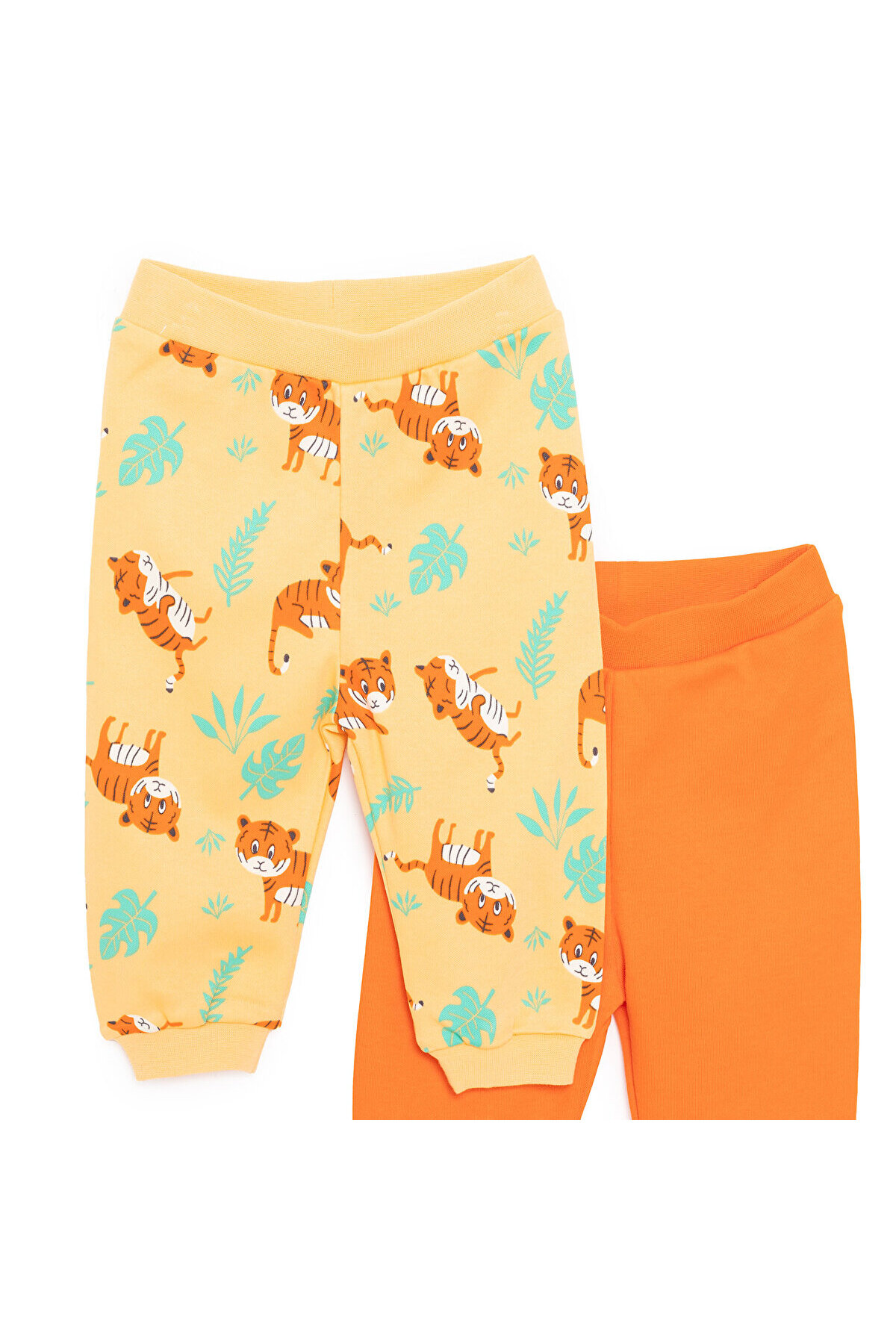 ebebek Hello Baby HelloBaby Basic Erkek Kaplan Desenli 2li Patiksiz Alt Erkek Bebek fotoğrafı 3 (önizleme)