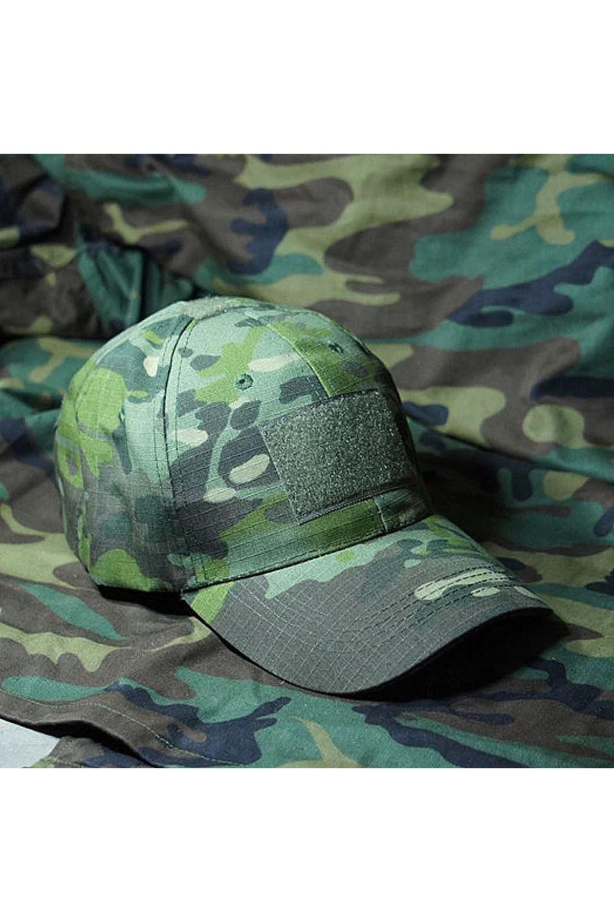 Lion camo-Sapca Combat Cap with Velcro camuflaj ripstop 1