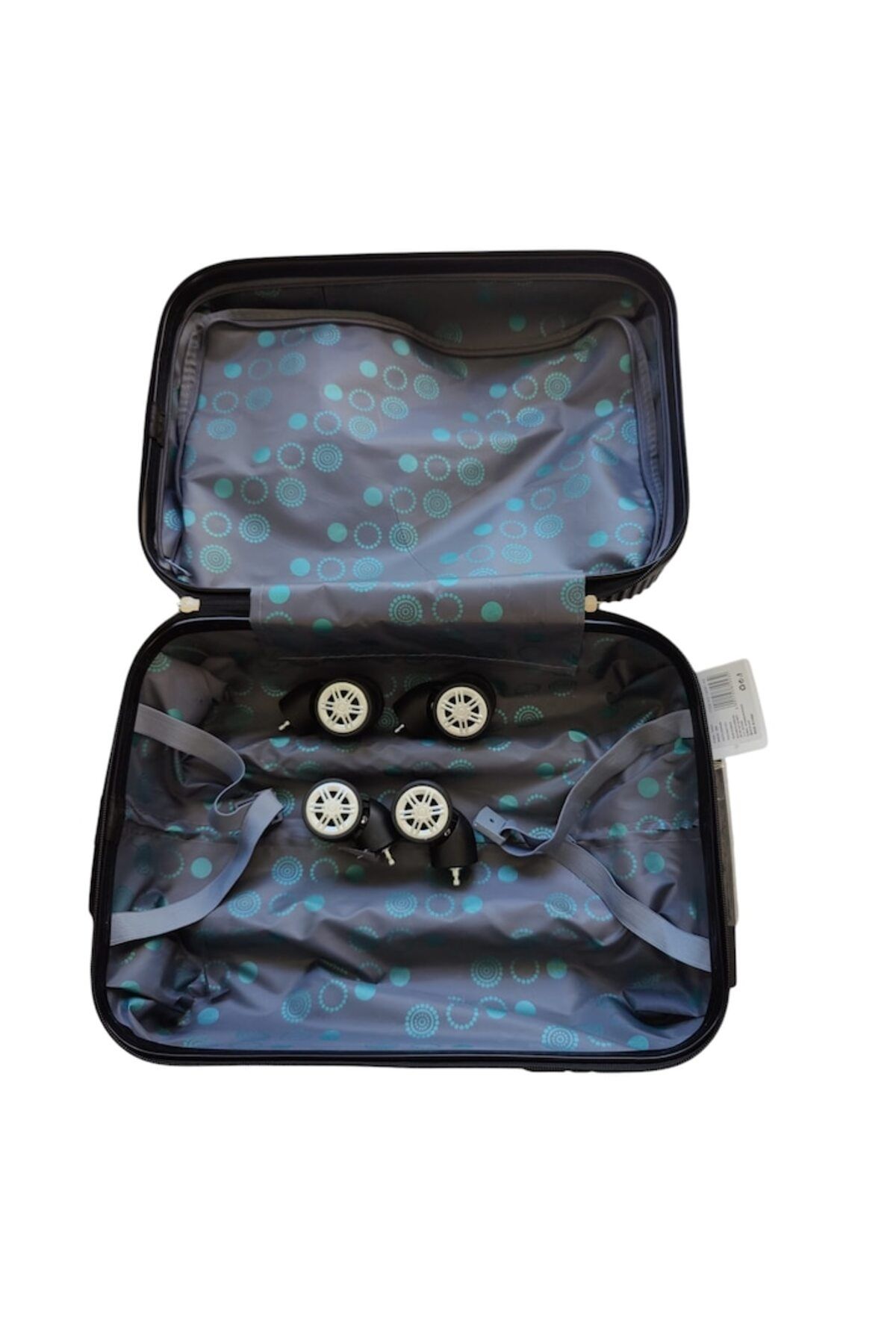 duoguo-Trolley Suitcase, 4 Removable Wheels With 360° Rotation, 100% Abs, Combination Lock 3