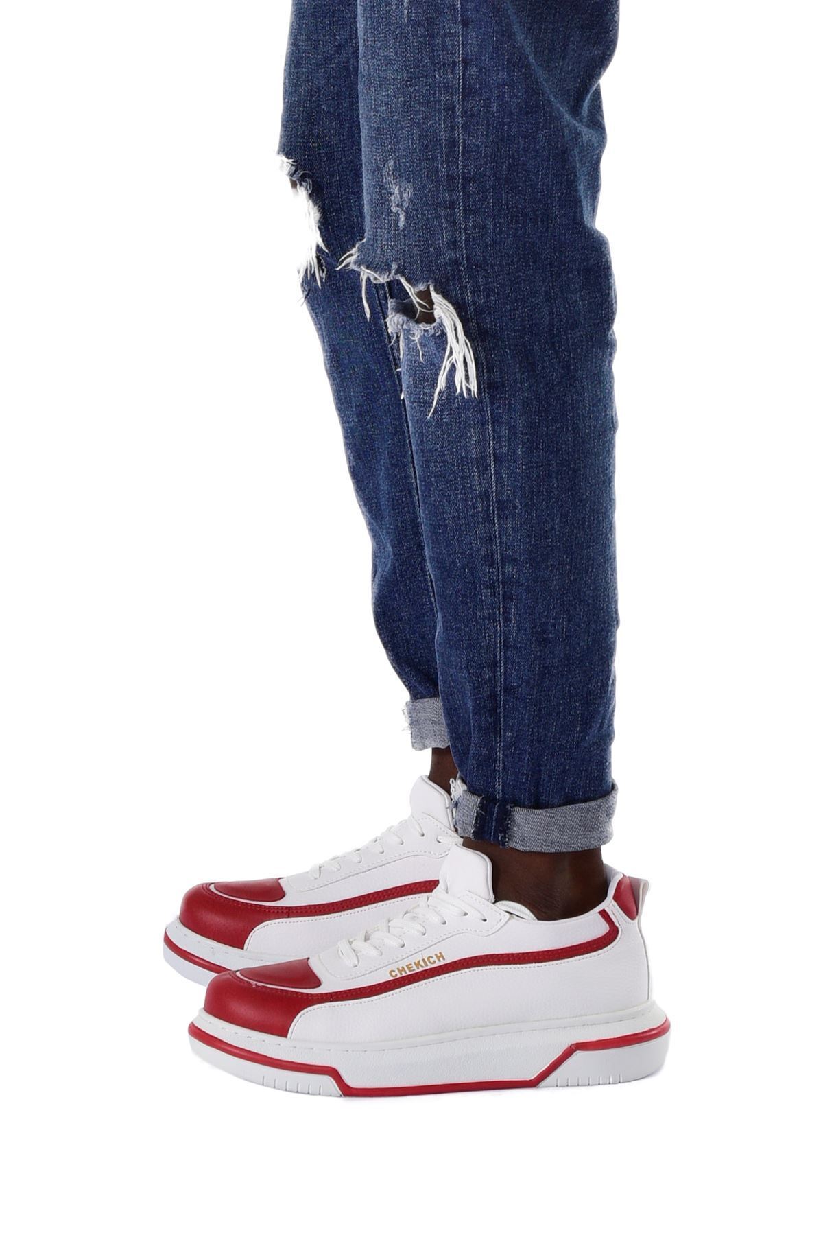 Chekich Ch241 Cbt Signature Line Up Men's Shoes Red White for Men