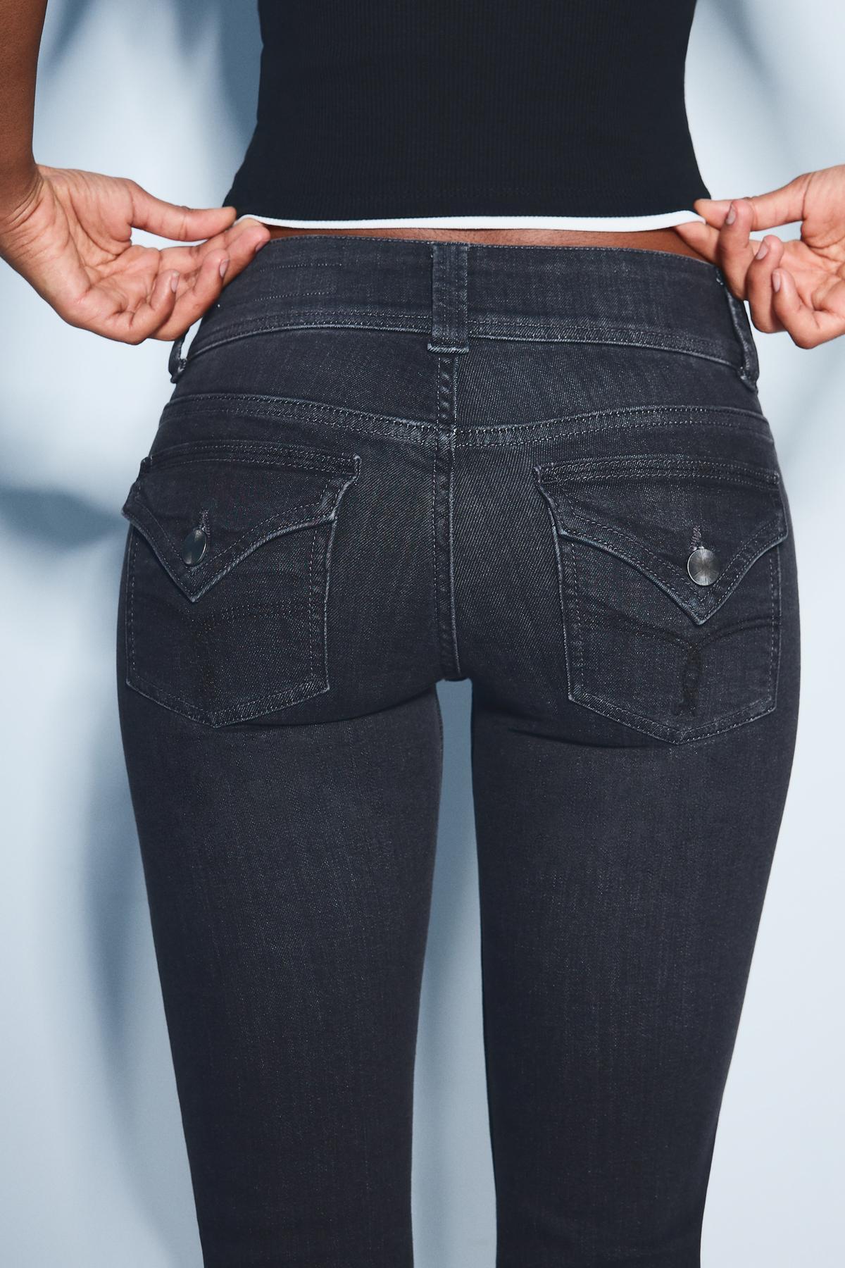 Bershka  Çizme paça kapaklı jean - Görsel 4