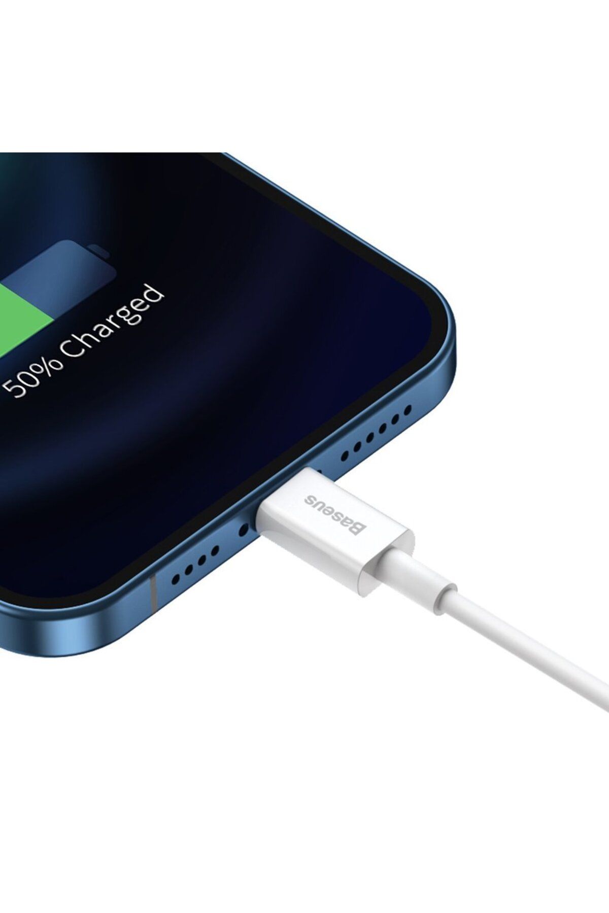 Baseus-Cablu de date USB Lightning pentru iPhone 2.4A, 2m, alb 8