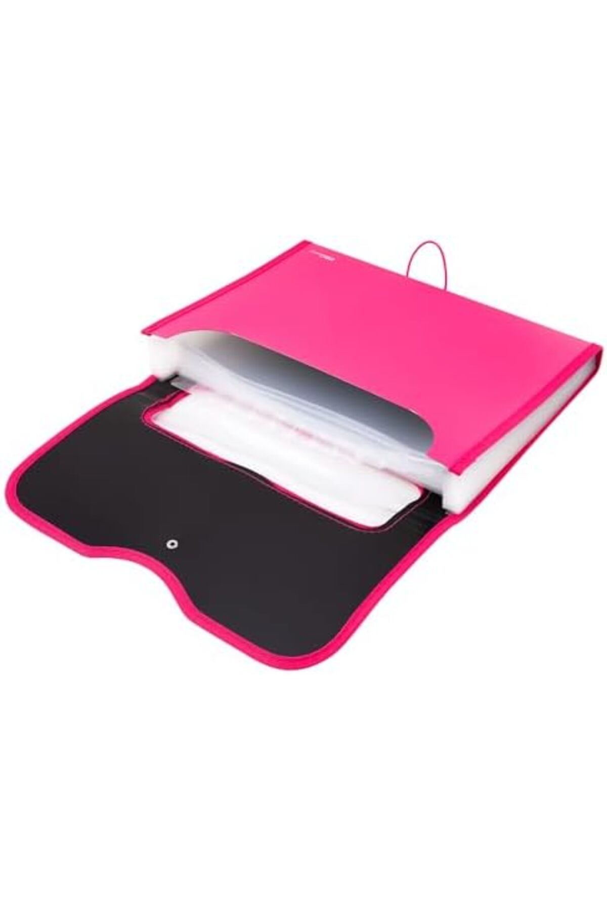 Deli-A4 13 Pocket Expanding File Folder with Elastic Closure and View Window, Assorted 6