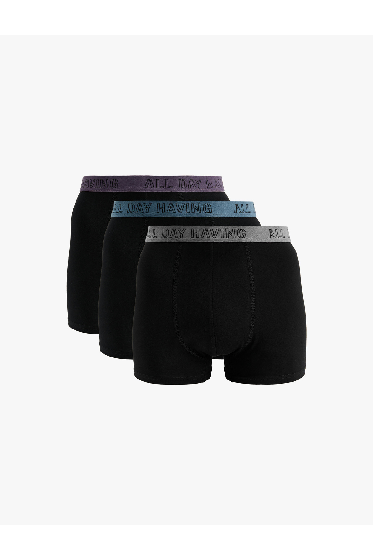 ست باکسر 3 تکه پنبه ای با چاپ الاستیک Koton