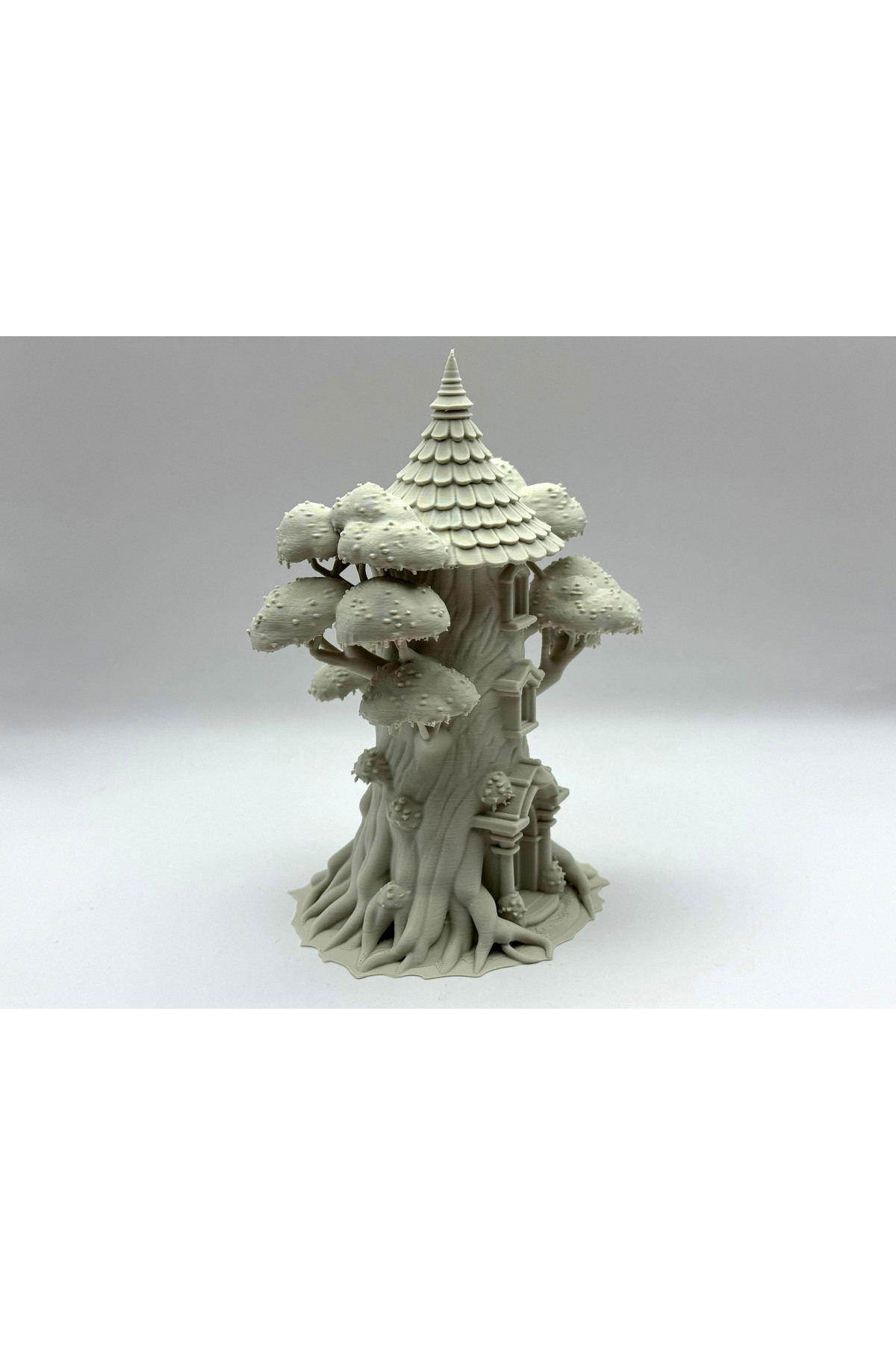 Torre della Driade stampata in 3D – Figura decorativa fantasy da 16 cm