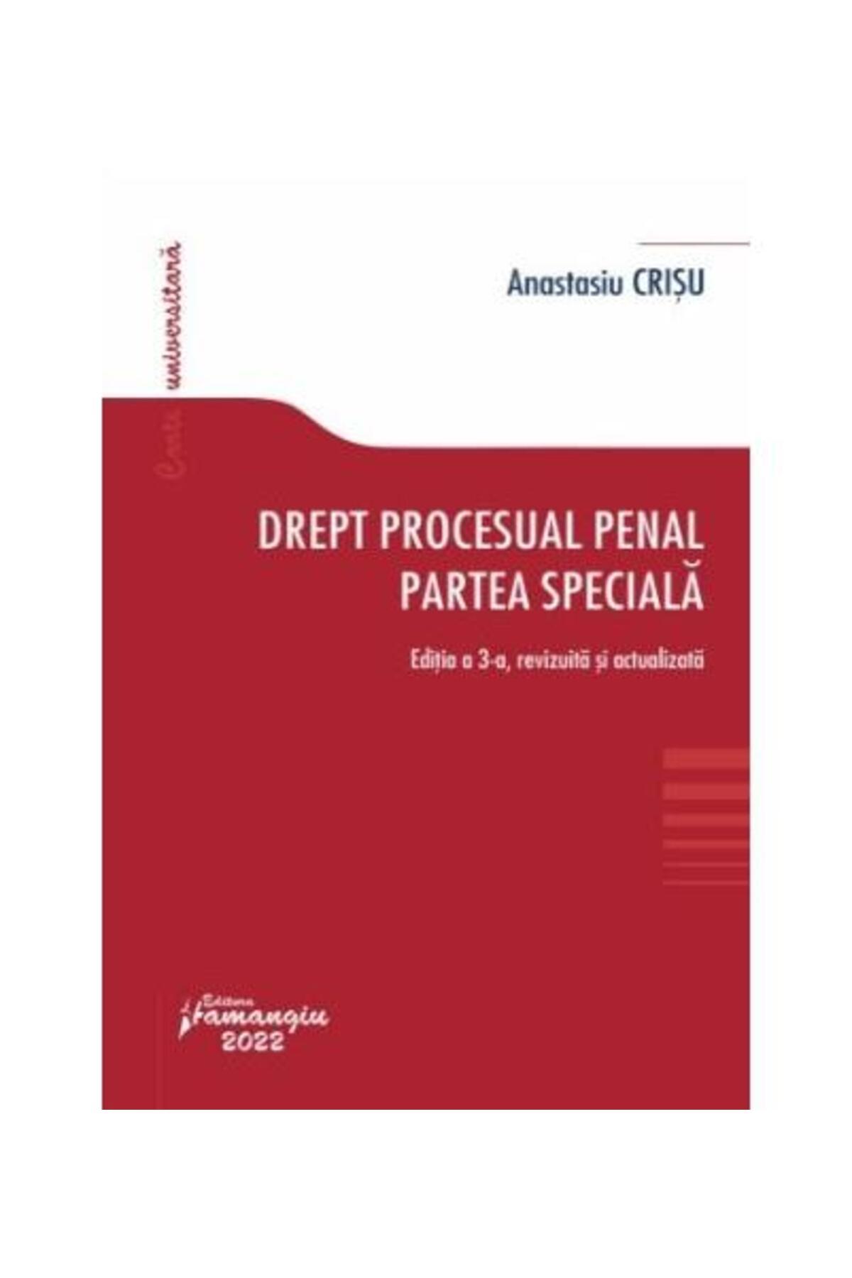 Editura Hamangiu-Criminal procedural law. Special part. 3rd edition 1