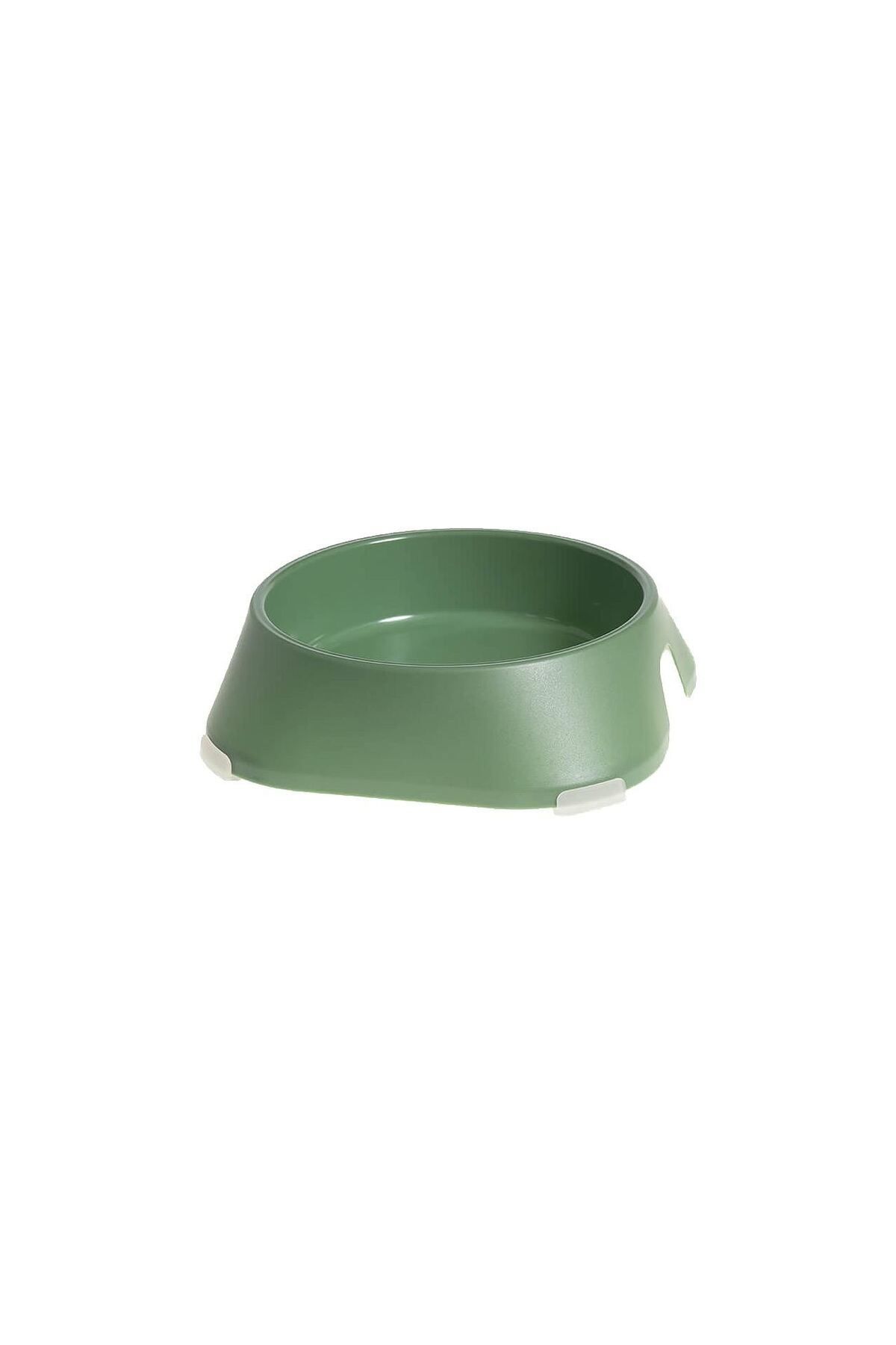 Fiboo-Bowl, for dog, cat, non-slip supports, recycled PET, green, size M, 400 ml, 1 1