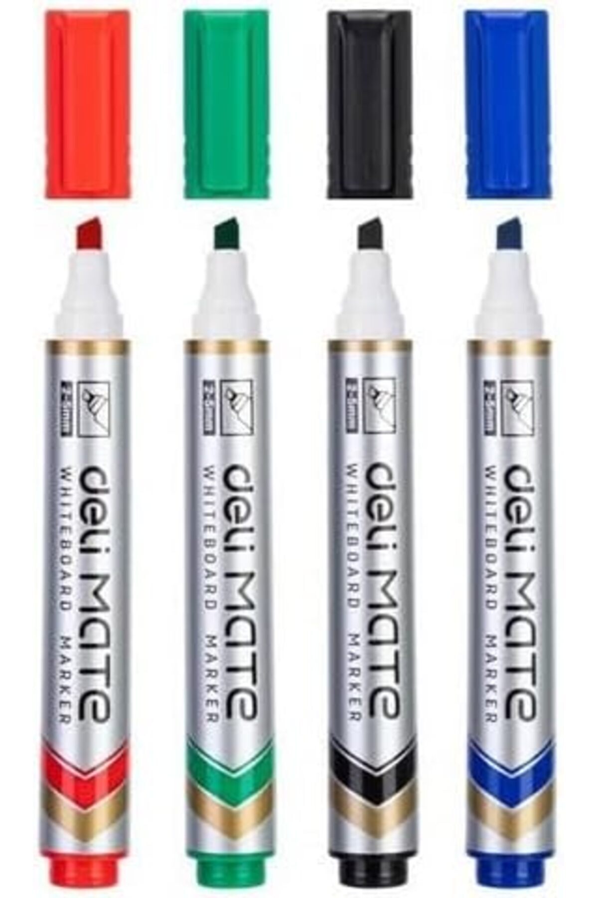 Deli-1.5 mm Dry Erase Chisel Marker, Assorted 1