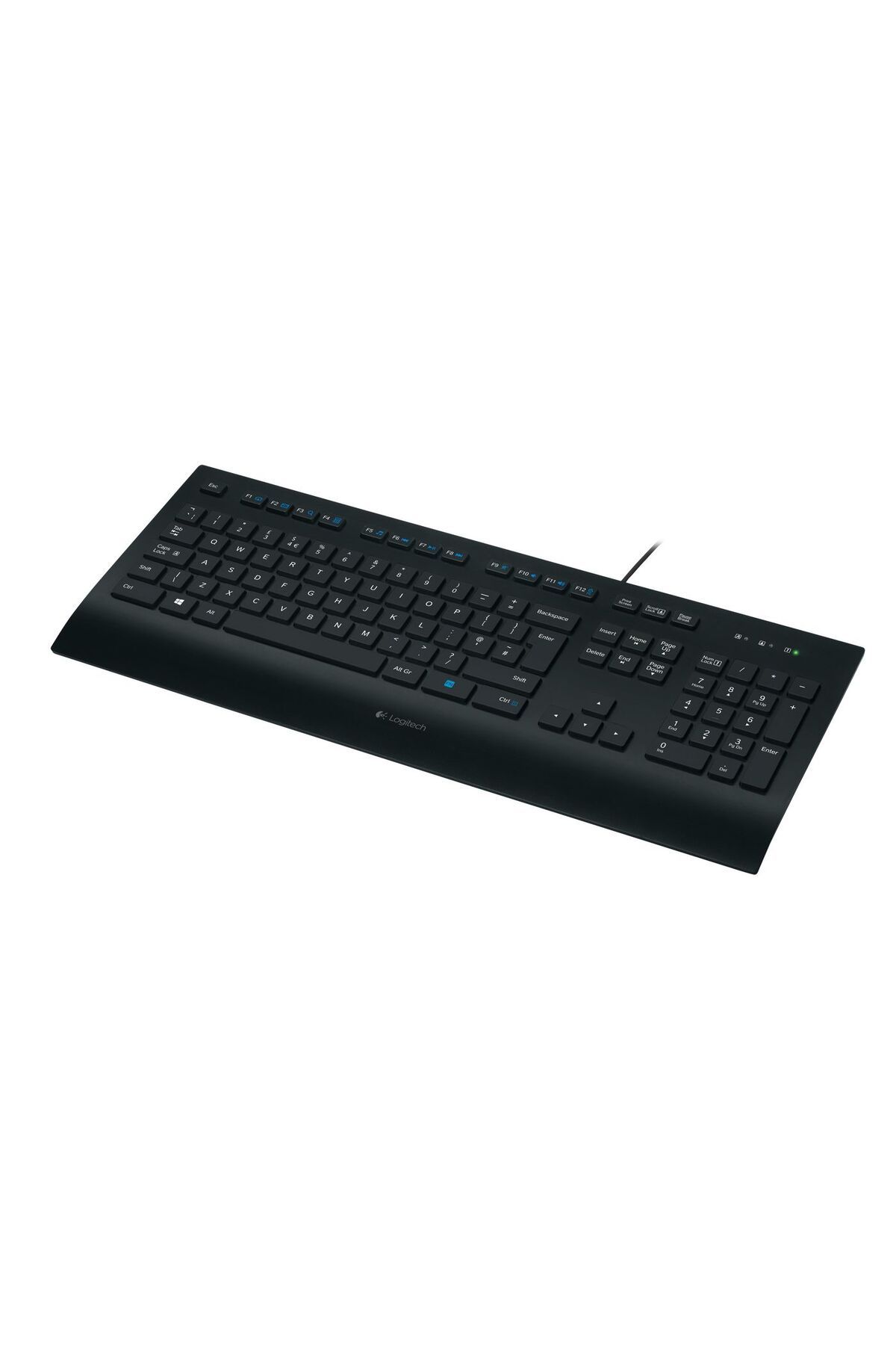 logitech-K280e USB QWERTZ Germană Neagră, 920-008669 1