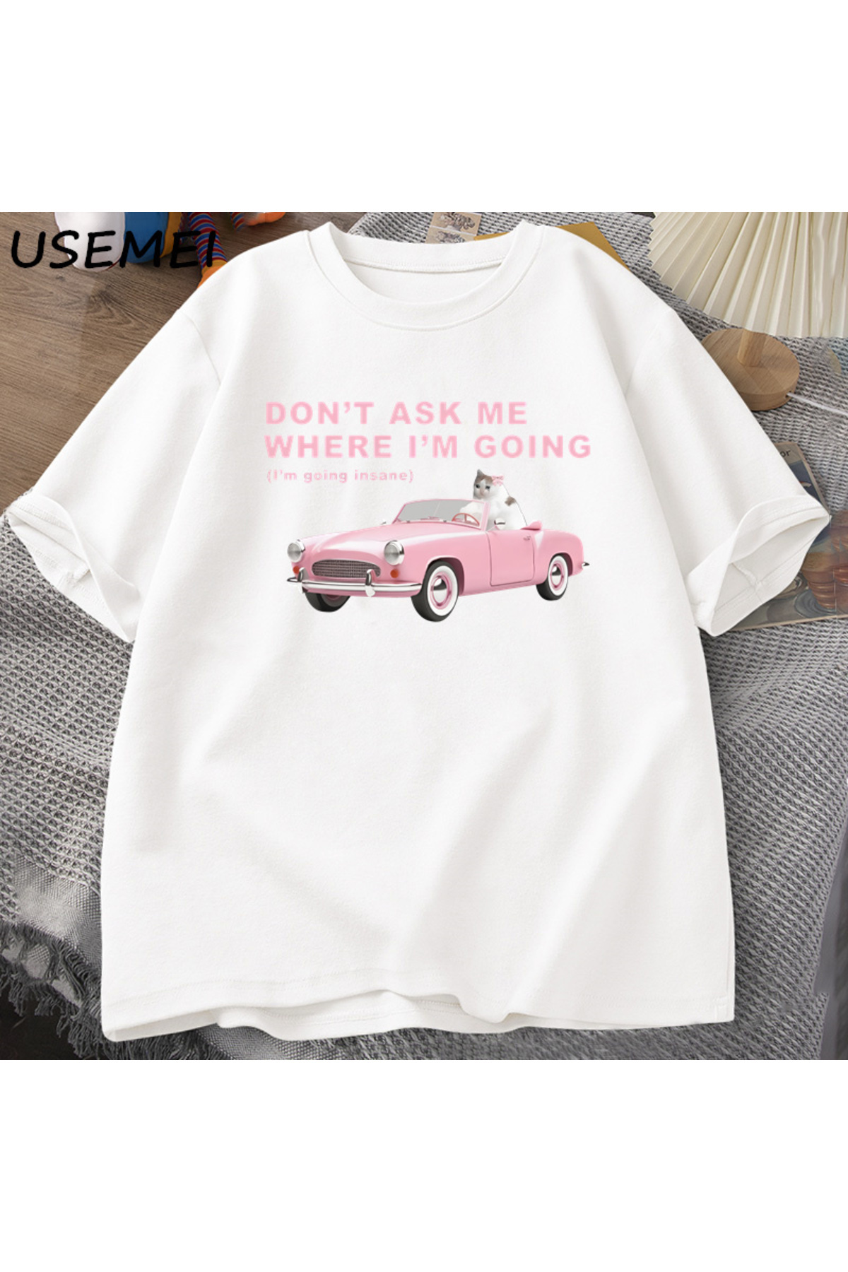 I'm Going to the Hole Funny Cat Nipple Printed T Shirt for Men Women Stupid Ugly T-shirt 2875