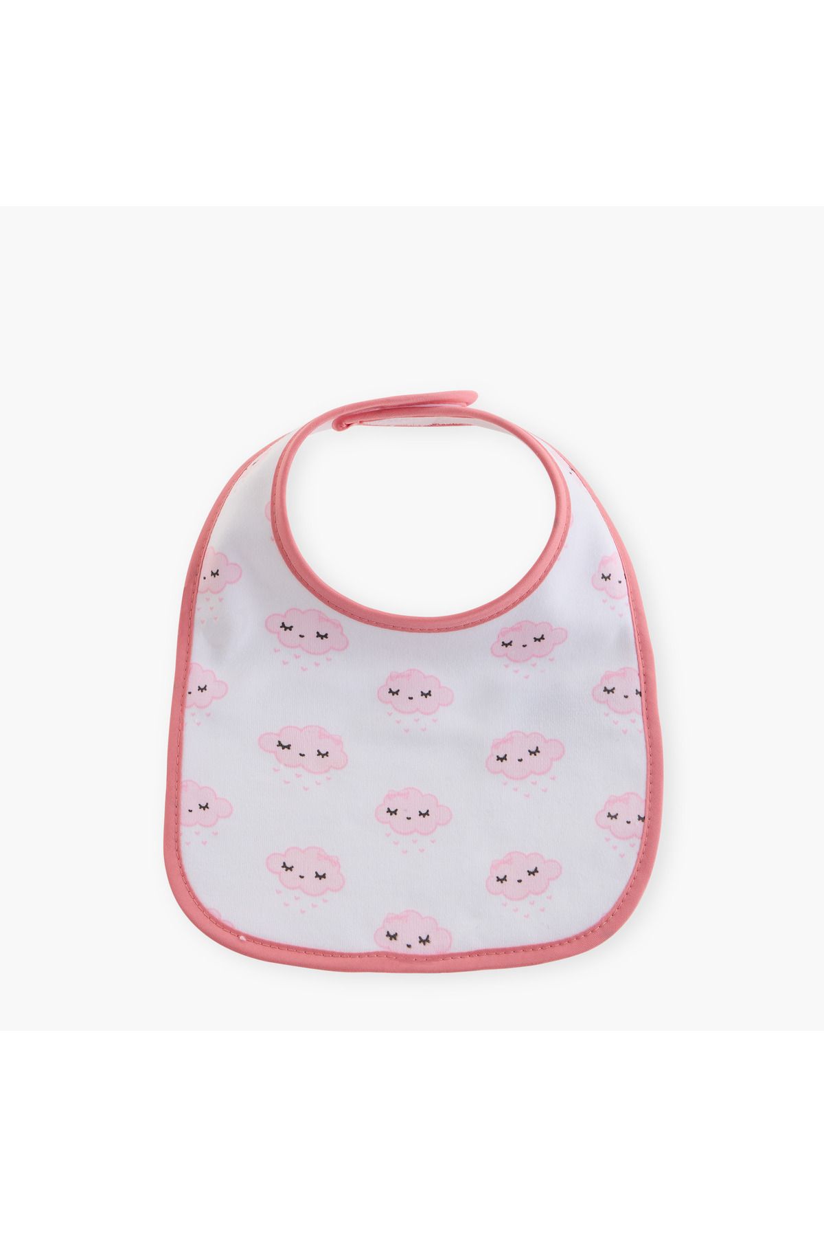Juniors-Cloud Print Bib with Hook and Loop Closure - Set of 3 4