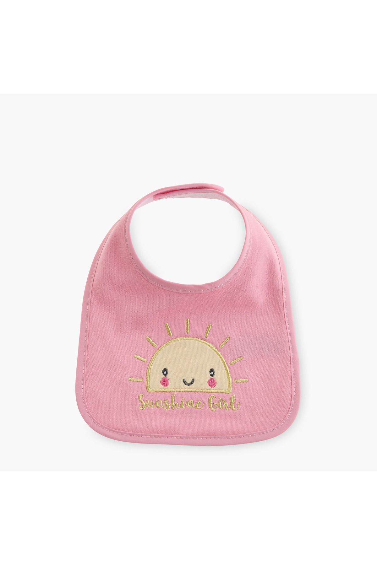 Juniors-Sunshine Print Bib with Hook and Loop Closure - Set of 3 4