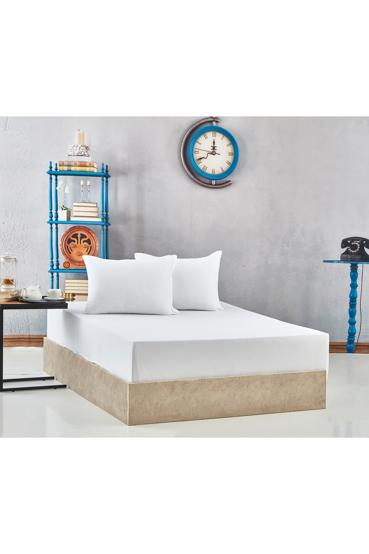 Komfort Home Battal Boy Penye Lastikli Çarşaf Seti 180x200 CM