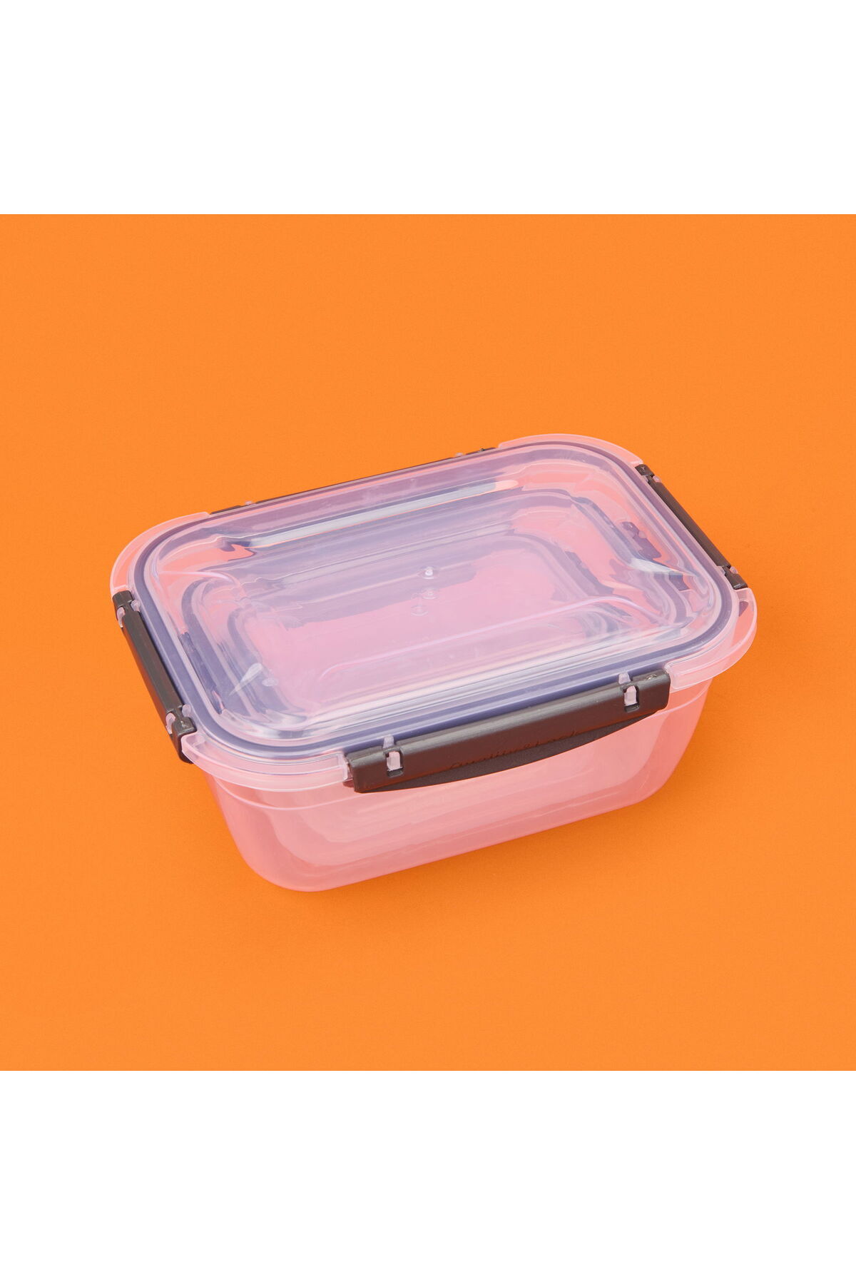 MATMEL-Plastic Rectangular Leakproof Ziplock Storage Container - Smoked 3