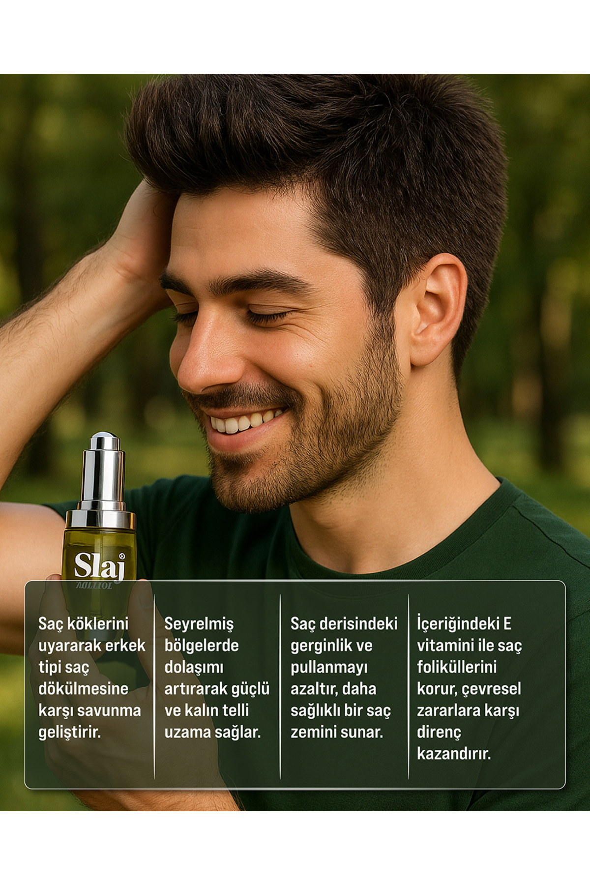 سرم تقویت کننده ریزش مو - ۱۰۰٪ طبیعی — SlajNatural1 — تصویر 4 از 8