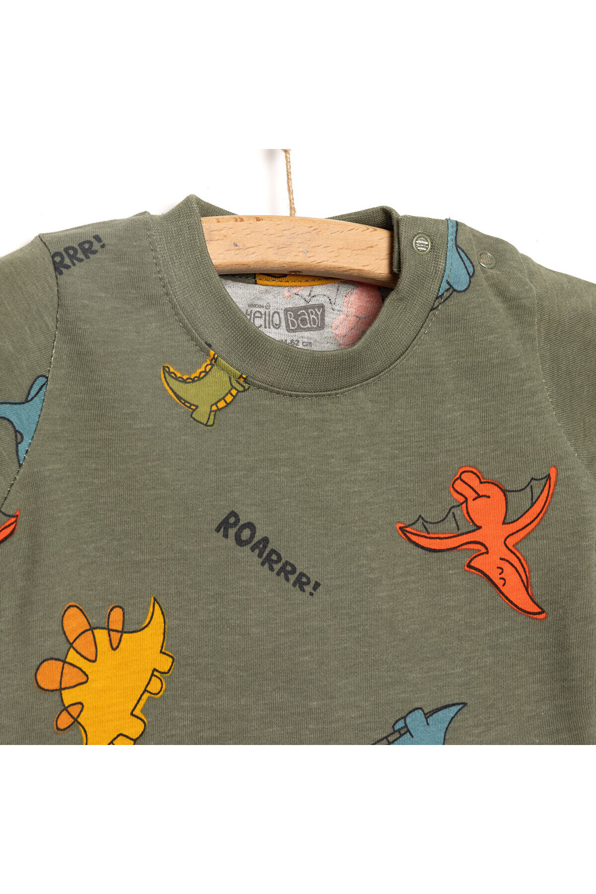 ebebek Hello Baby HelloBaby Baskılı 2 ip Yenidoğan Erkek Tshirt-Şort Erkek Bebek fotoğrafı 3 (önizleme)