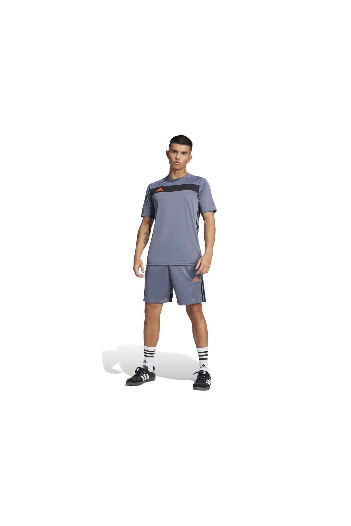 adidas-Ανδρικό μπλουζάκι προπόνησης κατάλληλο για καθημερινή χρήση και αθλητικό άνετο απλό μπλουζάκι 6