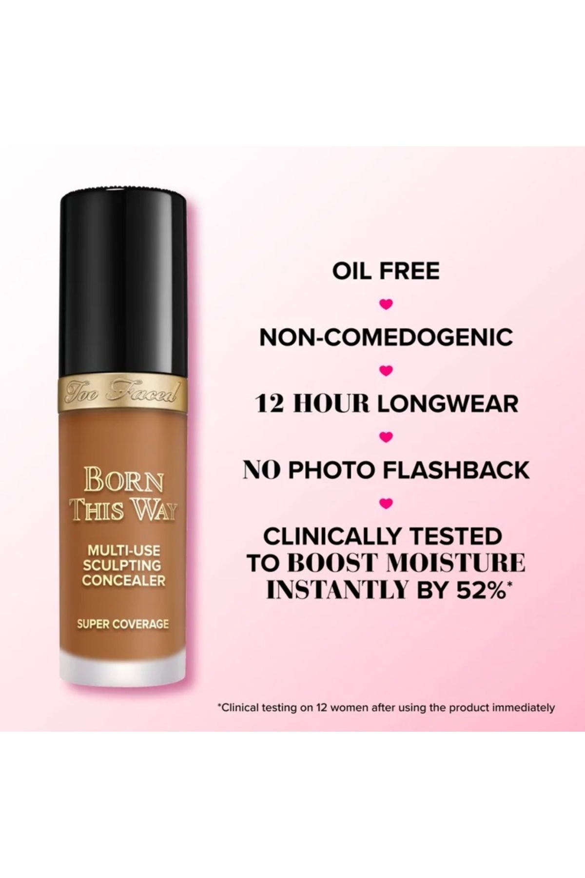 Too Faced-Born This Way Concealer Butterscotch – Full-Coverage Multi-Use for Deep Skin, 13.5ml 8