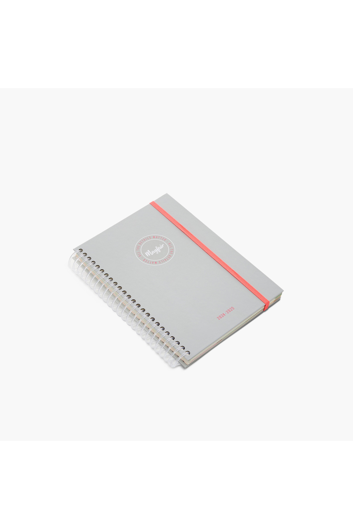 Mayfair-Slogan Print Spiral Notebook 2