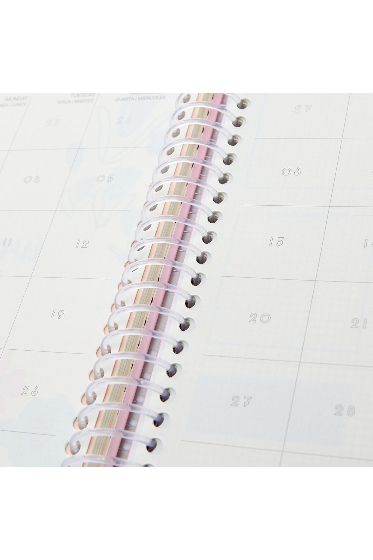 Mayfair-Slogan Print Spiral Notebook 5