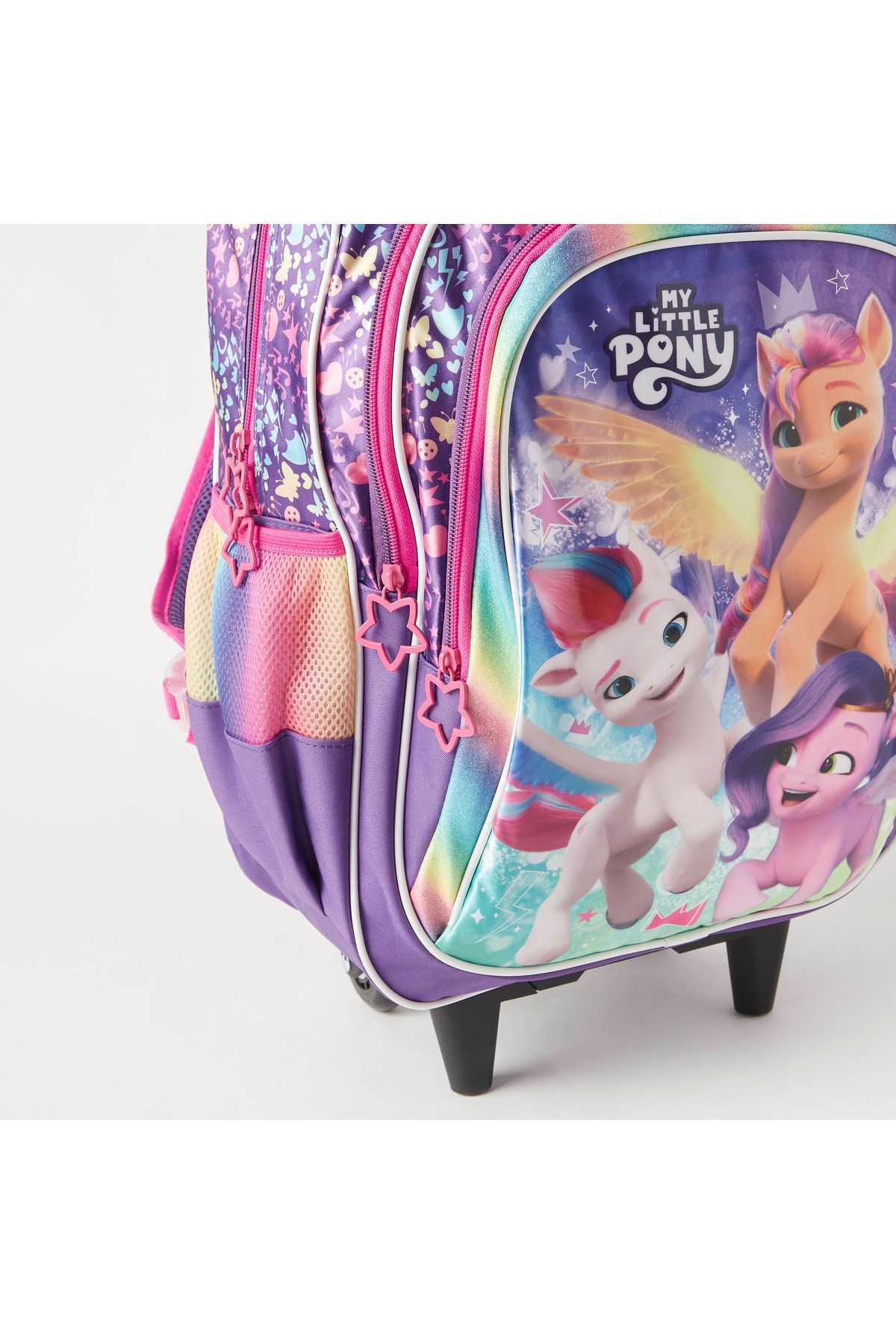 SUNCE-My Little Pony Printed Trolley Backpack with Retractable Handle - 18 inches 3