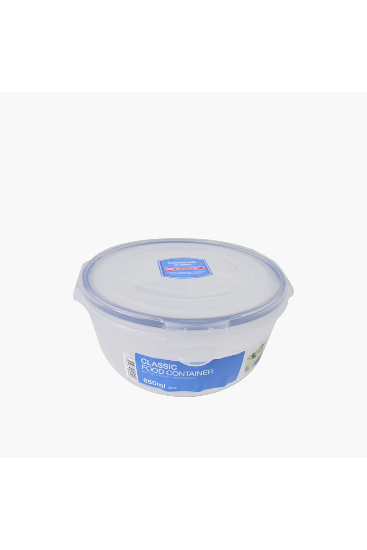 locknlock-Solid Round Food Container with Clip Lock Lid - 850 ml 3