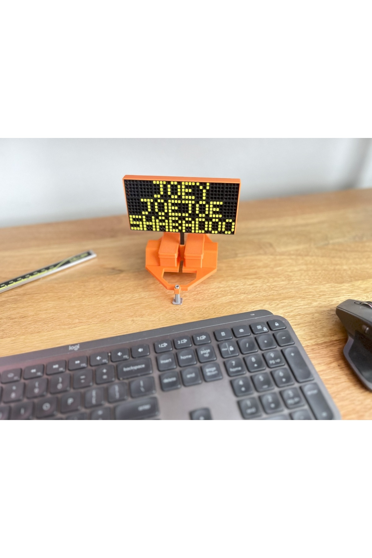 Modello di bacheca per messaggi sul traffico - Mini segnale di avvertimento in scala 1:20 | Stampa 3D