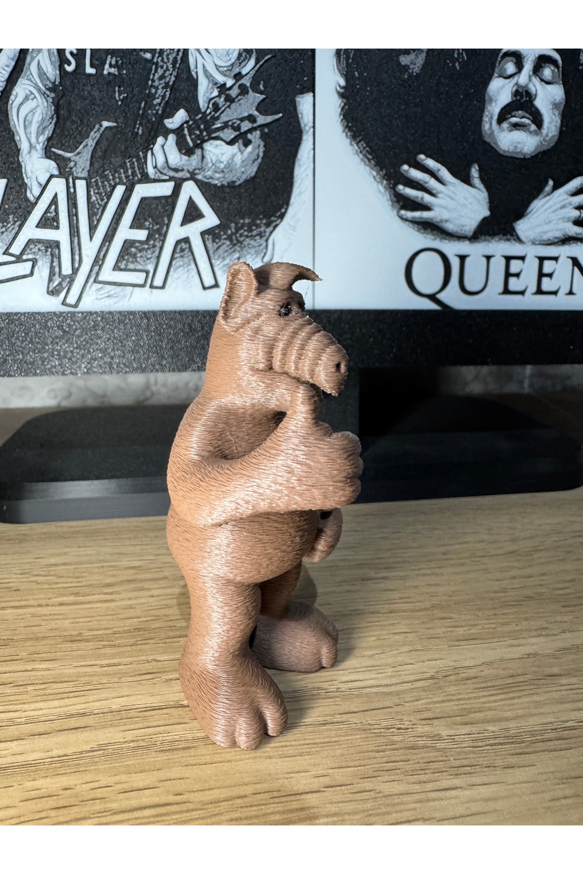 مجسم ALF – نموذج ديكور ريترو مطبوع ثلاثي الأبعاد (10 سم)