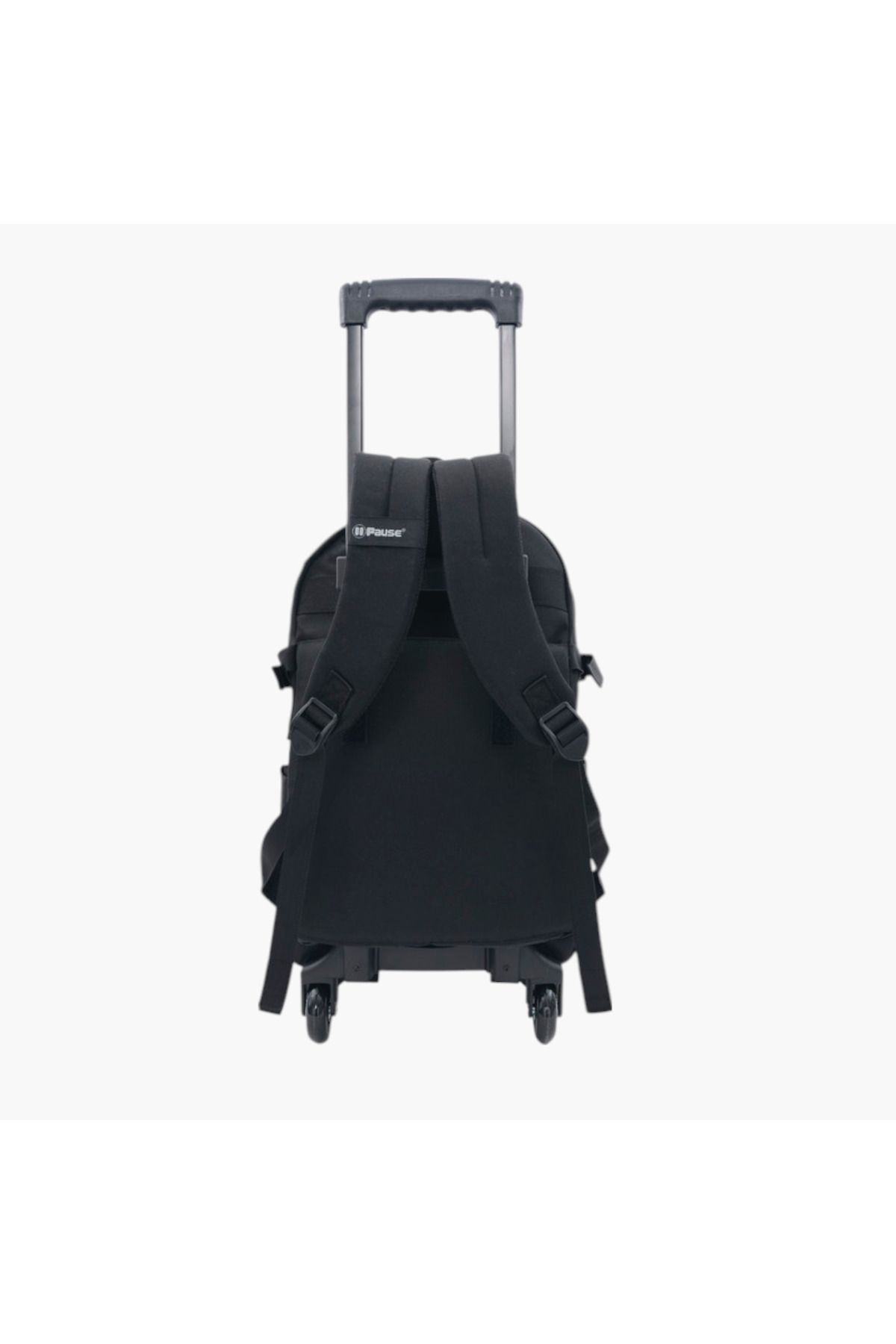 Pause-Printed Trolley School Backpack with Retractable Handle - 27x10x31 cms 4