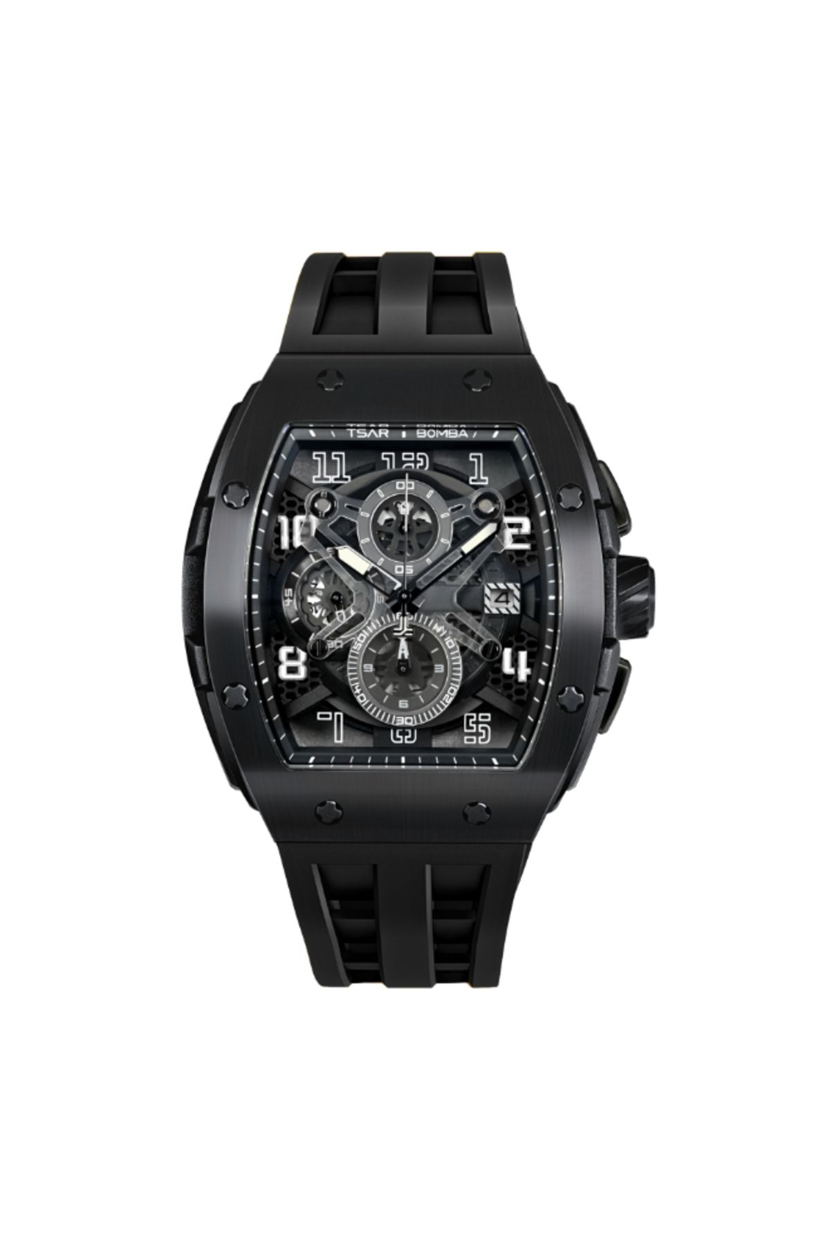 Tsar Bomba-Men's Analog Black Dial Watch - TB8211Q-04 1