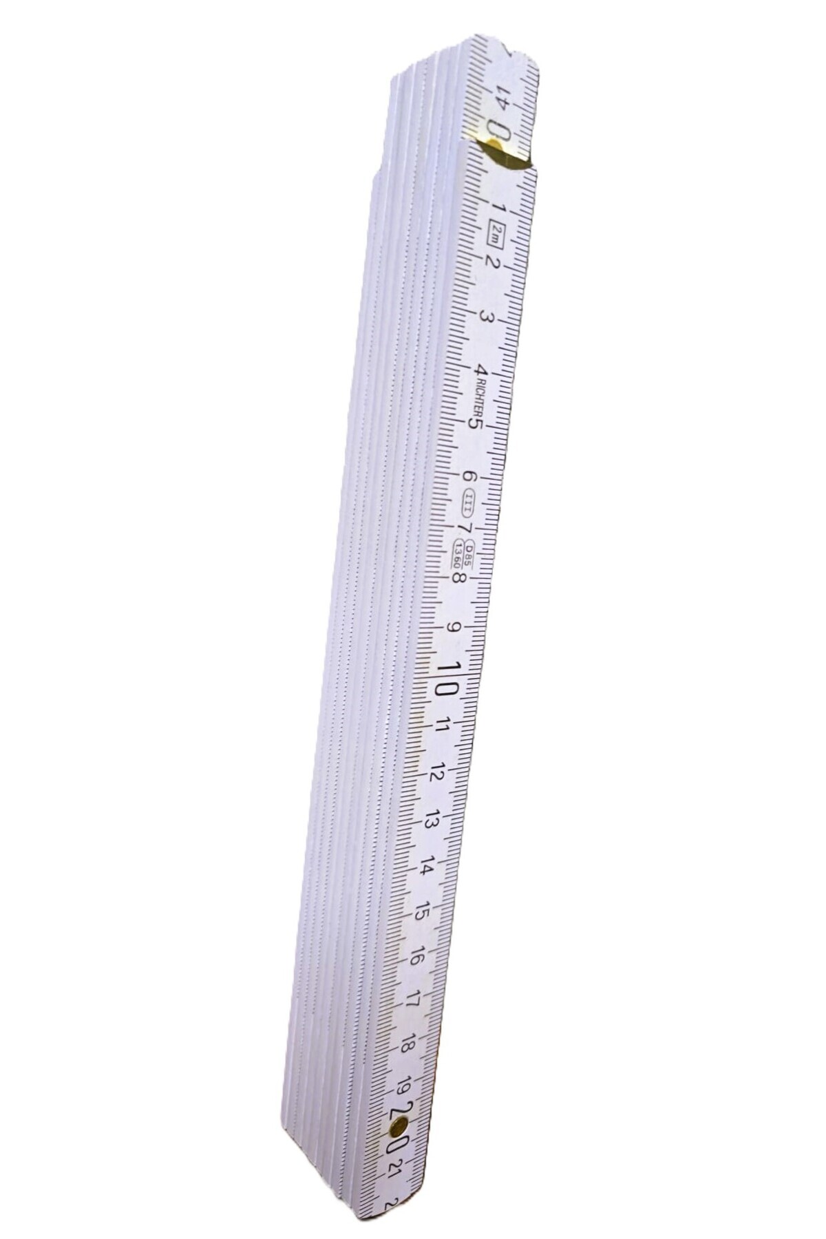 Master Richter Ağaç-ahşap Kırma/Katlanır Metre 2 Mt - Beyaz