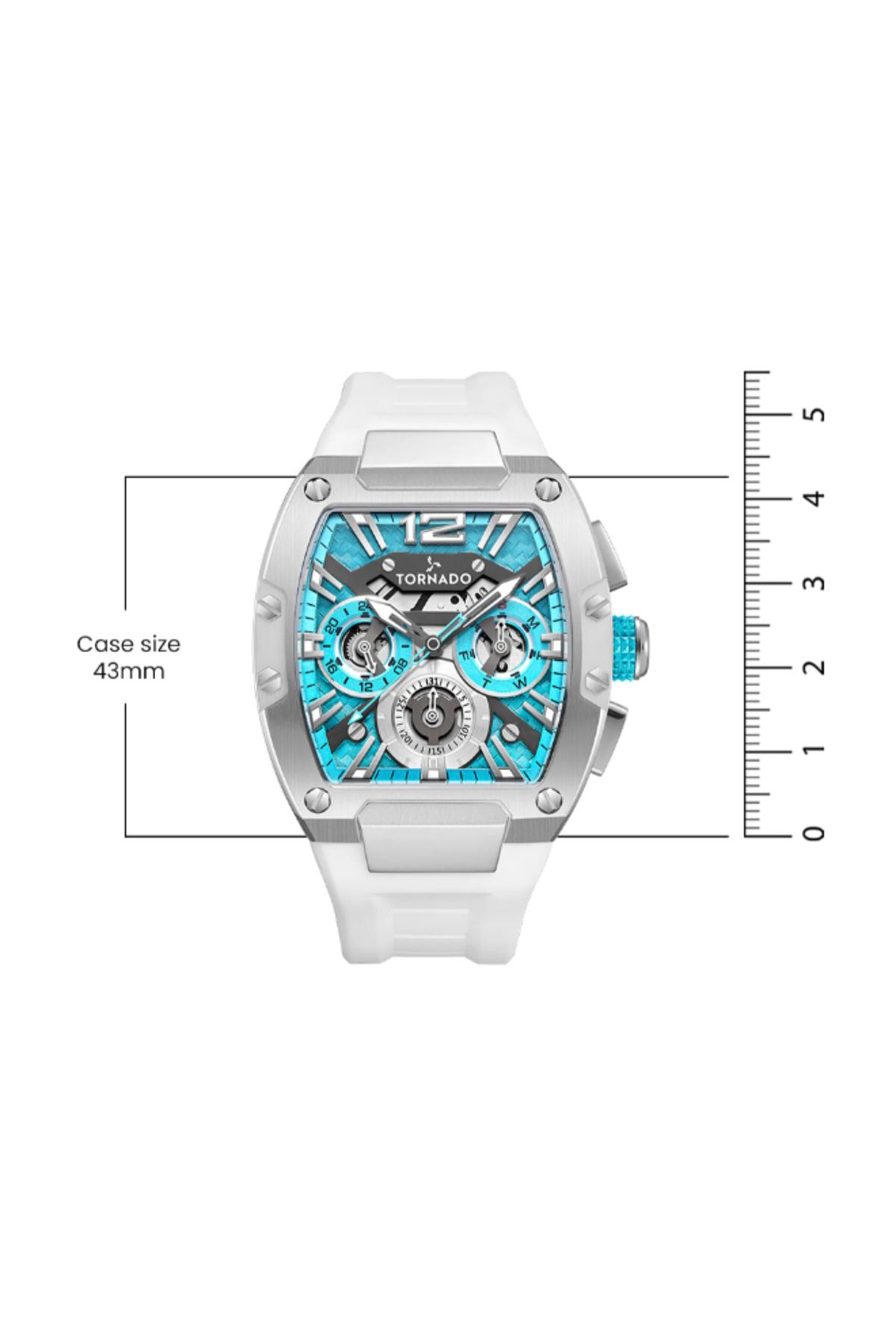 Tornado-XENITH Men's Analog Black Dial Watch - T23105-SSWL 6