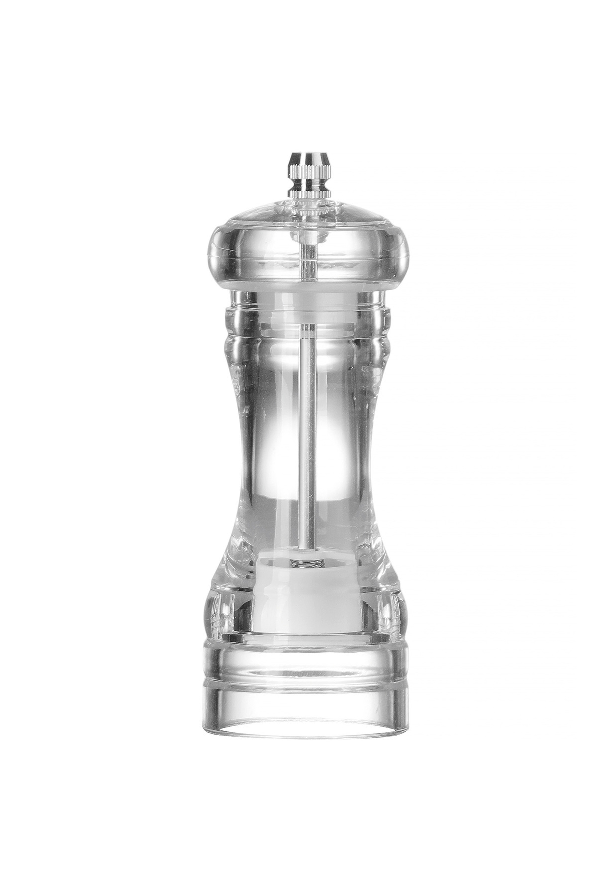 HENDI Rășniță De Sare Acrilică Transparentă, Diametru 50 X 113 Mm - 469637 - One Size