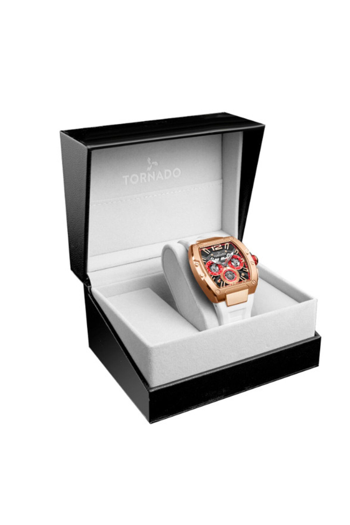 Tornado-XENITH Men's Analog Black Dial Watch - T23105-RSWB 4