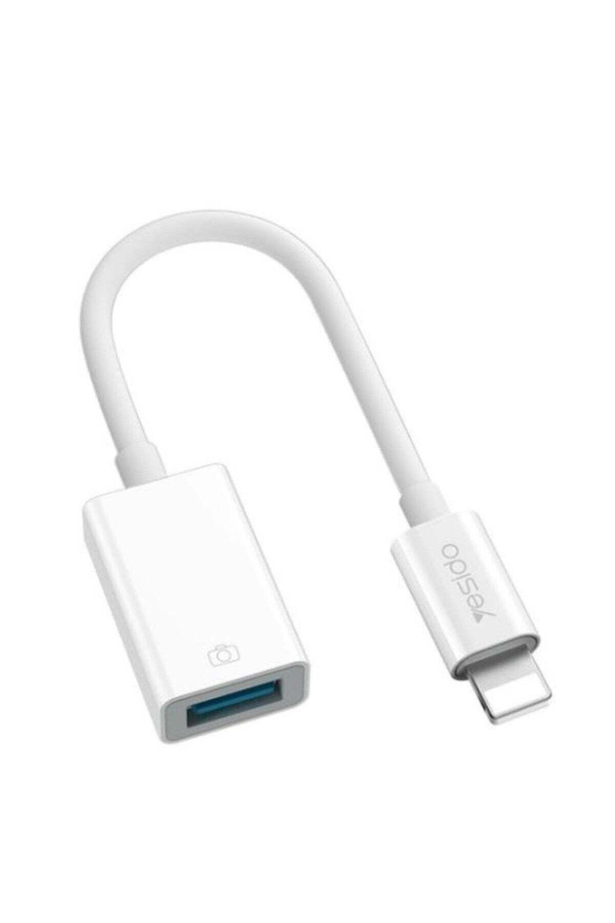 Yesido-GS10 Plastic For Lightning To USB Memory Disk Card Reader For iPhone To USB OTG Adapter 1