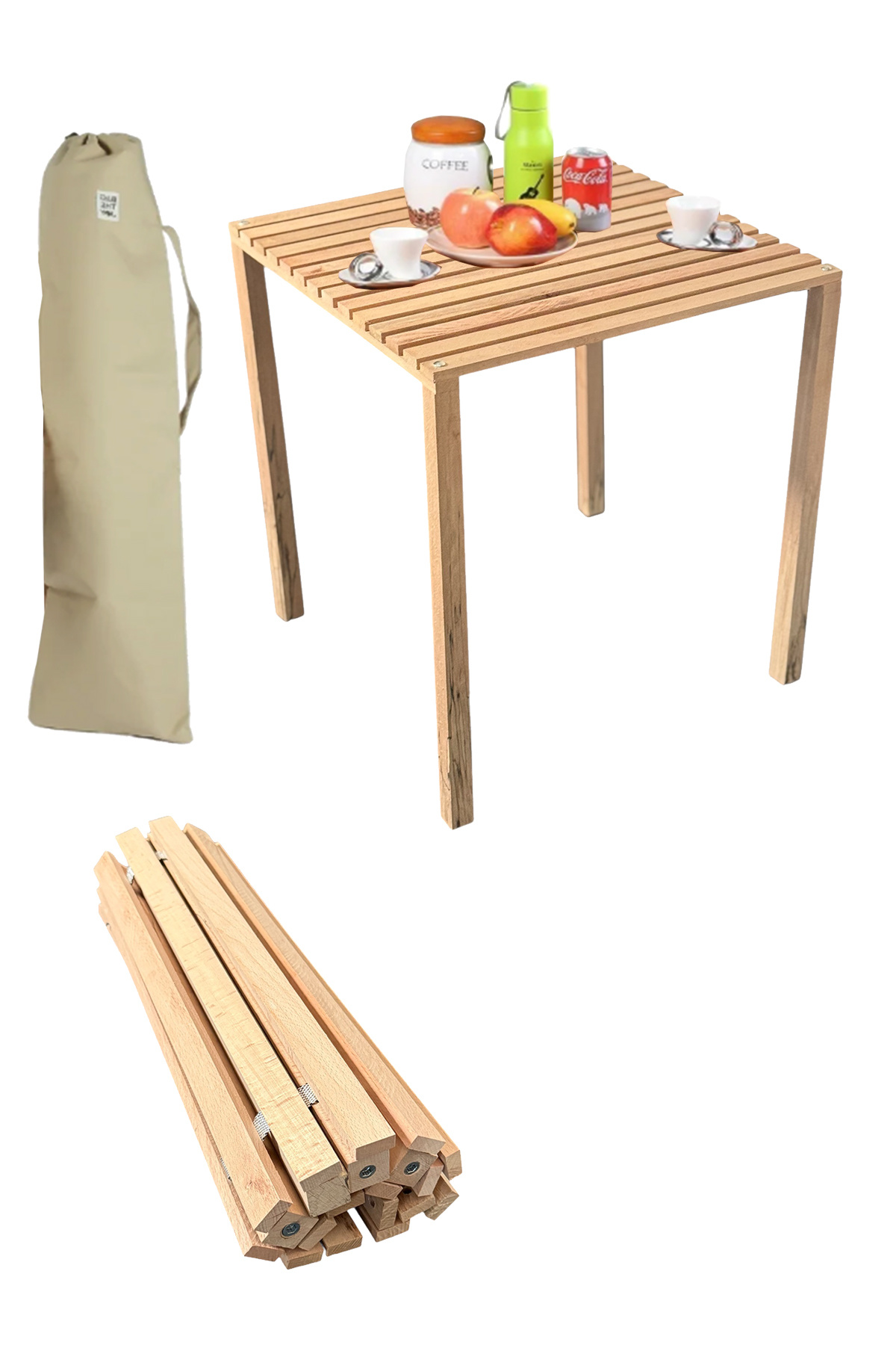 Weblonya Katlanır Kamp Masası Piknik Masası Çantalı Masa 2035