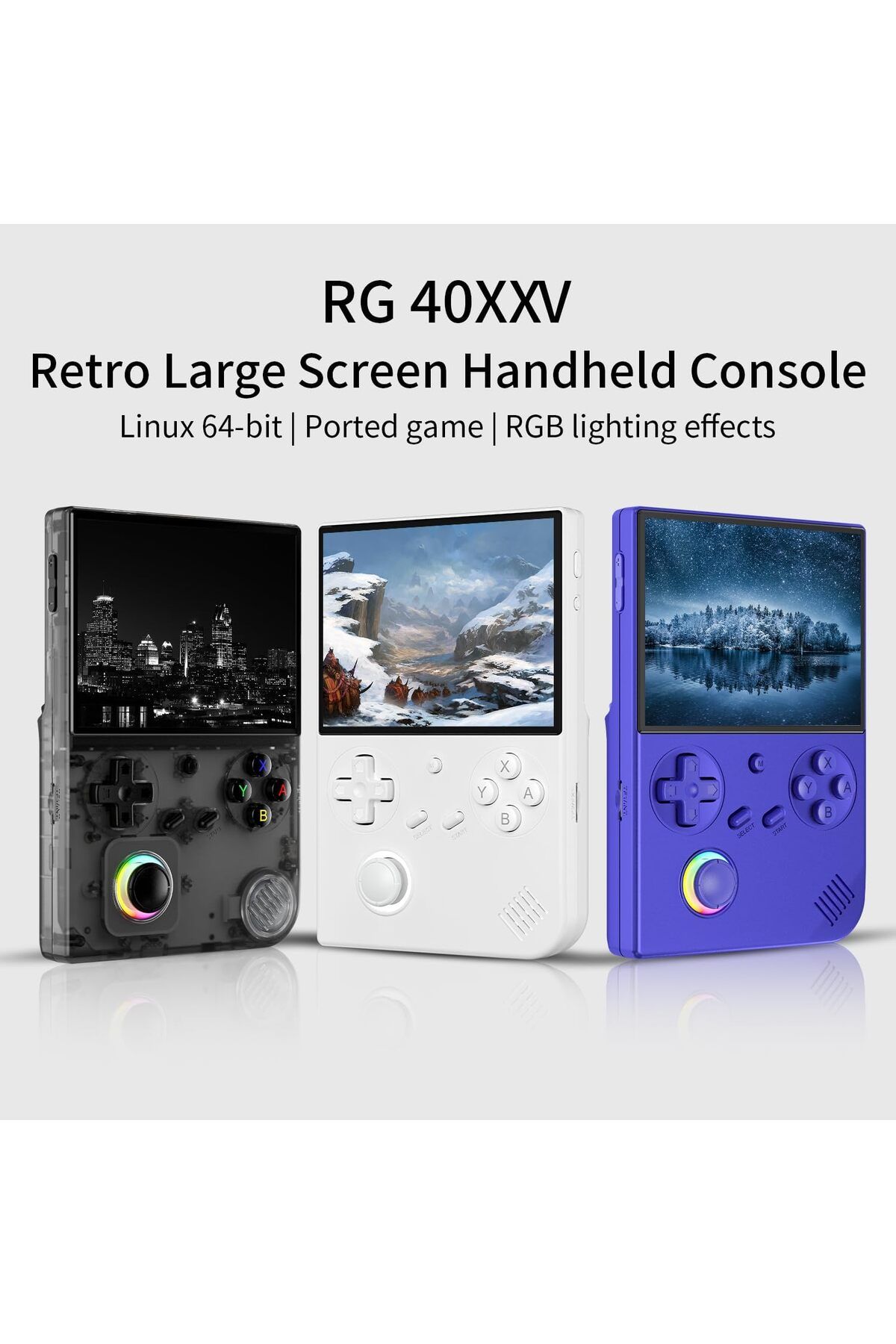 ANBERNIC-RG40XXV Design Handheld Game Console, 4.0 IPS Screen, Linux Gaming System 5G WiFi, Bluetooth 4.2 7