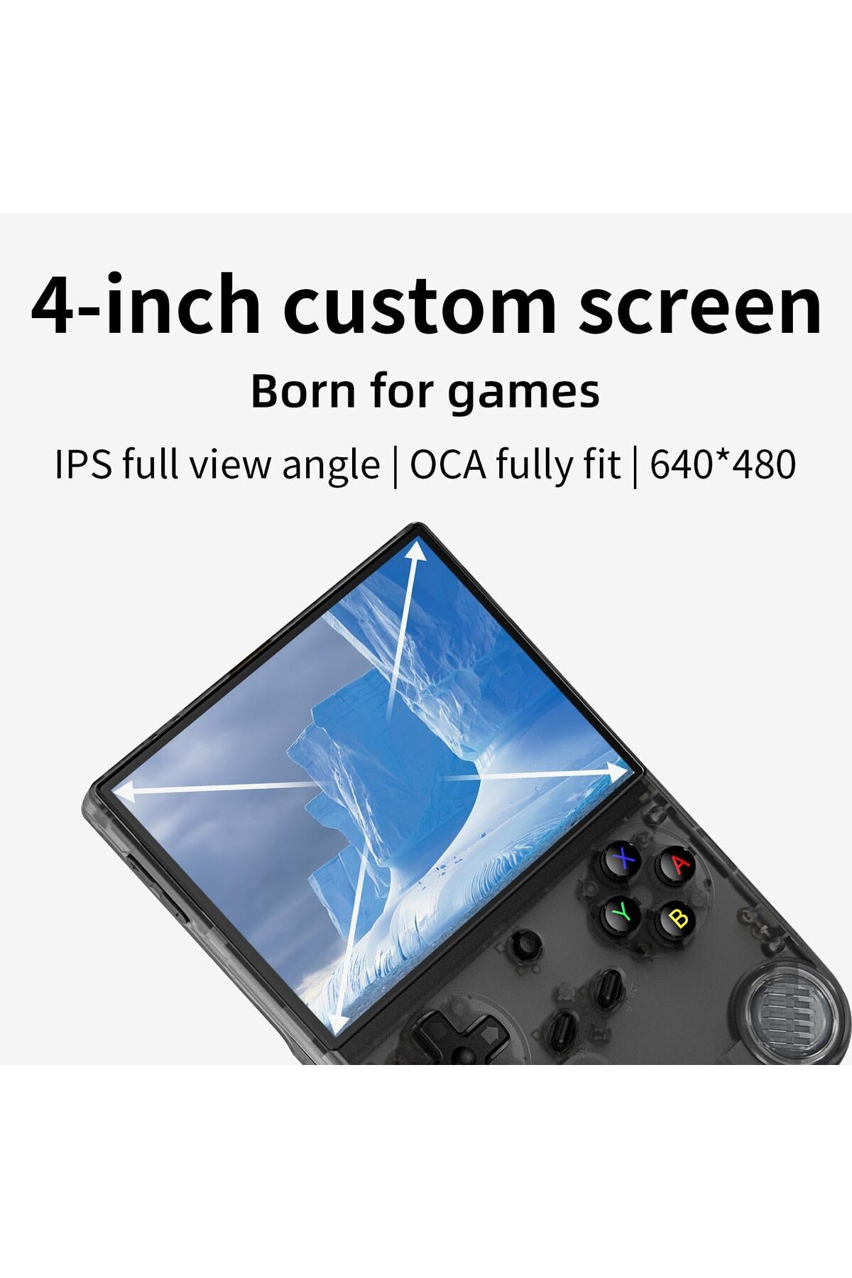ANBERNIC-RG40XXV Design Handheld Game Console, 4.0 IPS Screen, Linux Gaming System 5G WiFi, Bluetooth 4.2 3
