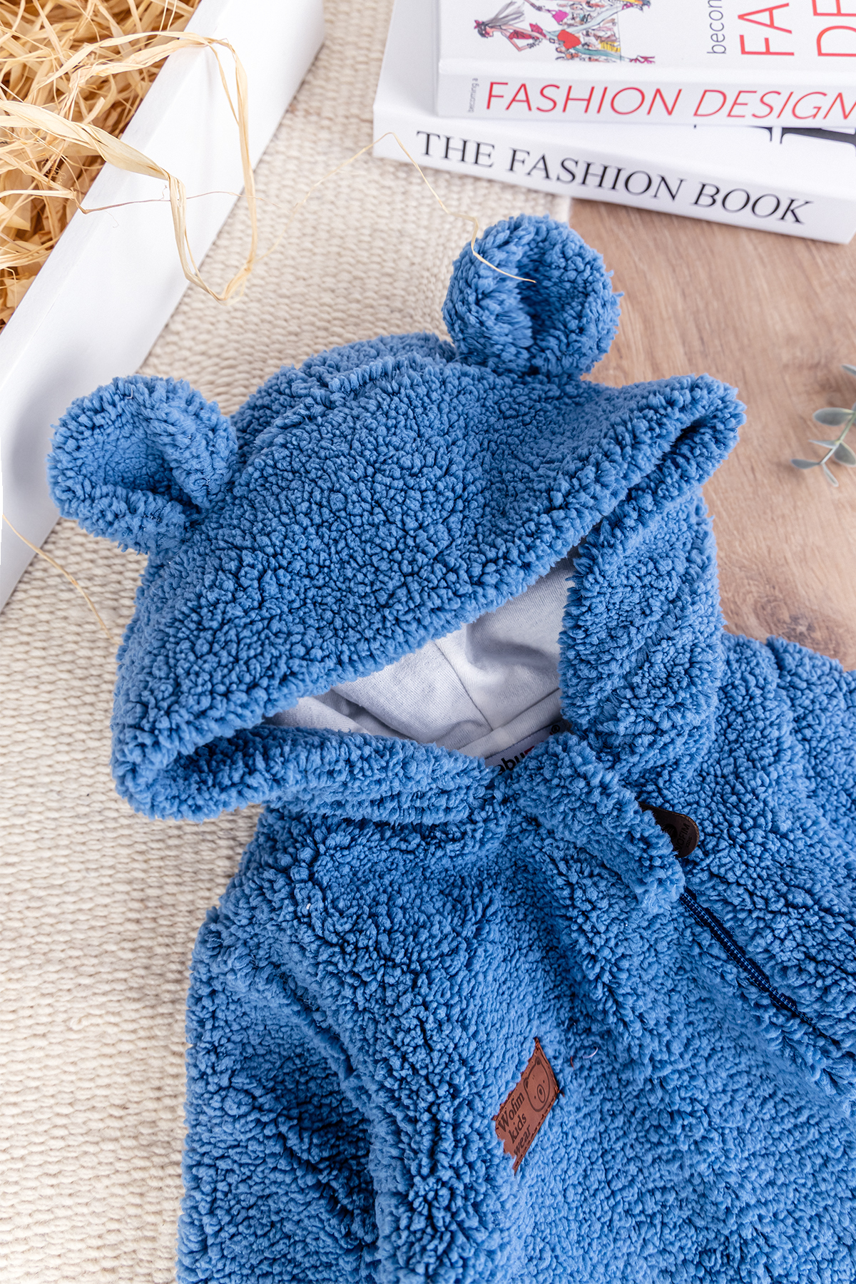 Babymod Kapüşonlu Kendinden Eldivenli Welsoft Kışlık Kız/Erkek Bebek Tulum fotoğrafı 4 (önizleme)