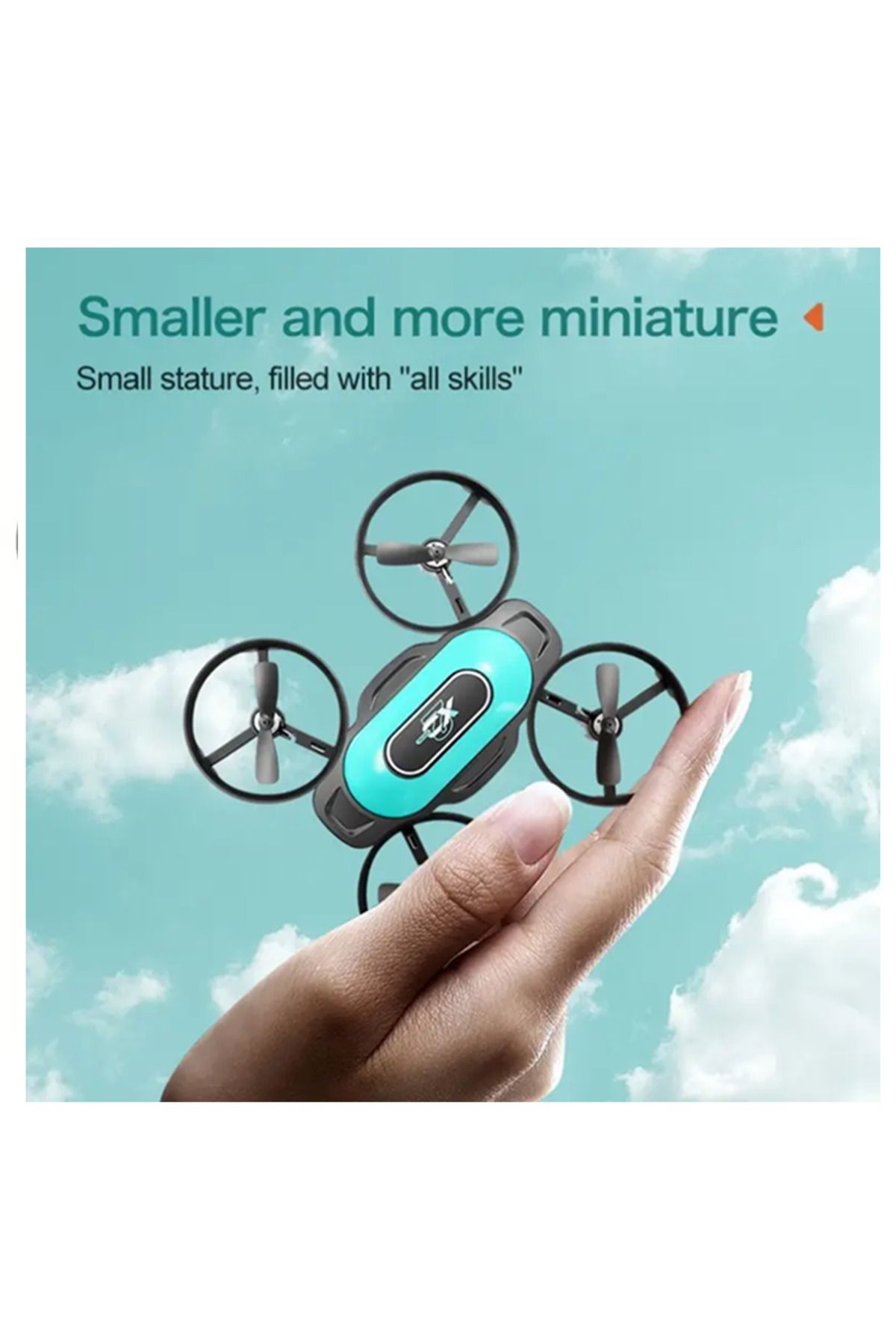 RC-طائرة بدون طيار ذكية تعمل بالتحكم عن بعد مع دوران 360 درجة، 4