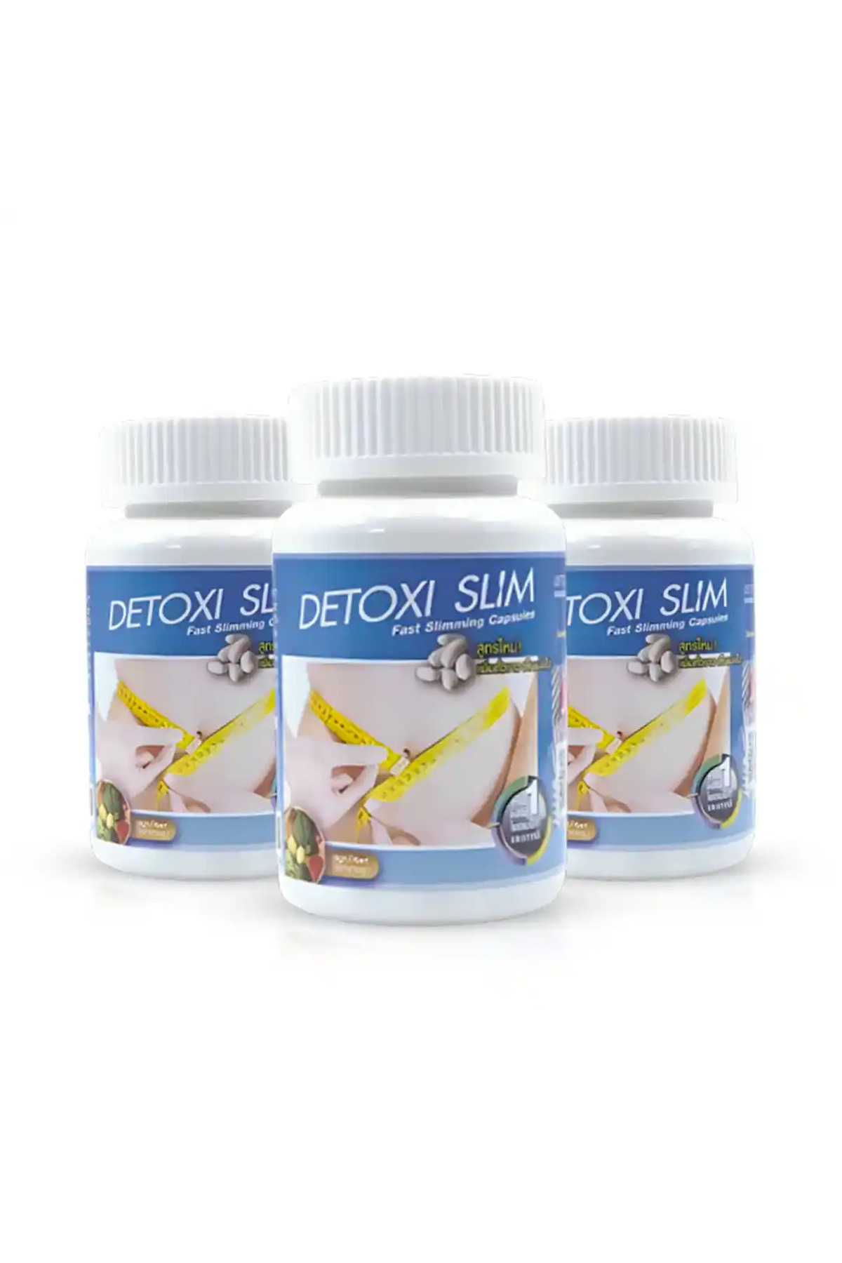 客　DETOXI S LIM 30Caps x 4個 Detoxi Slim Capsules – 3 Bottles- Trendyol